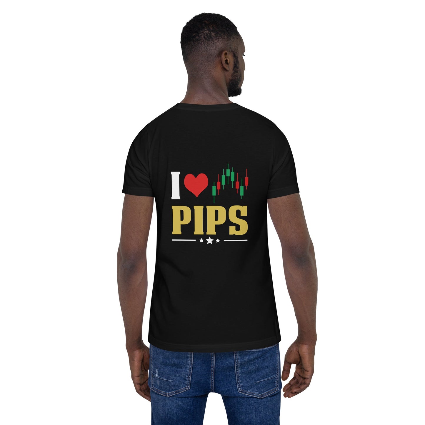 I Love Pips ( MAHFUZ ) - Unisex t-shirt ( Back Print ) by DarkByteGear