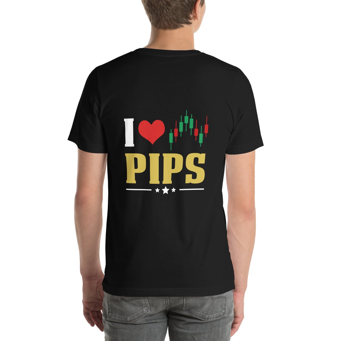 I Love Pips ( MAHFUZ ) - Unisex t-shirt ( Back Print ) by DarkByteGear