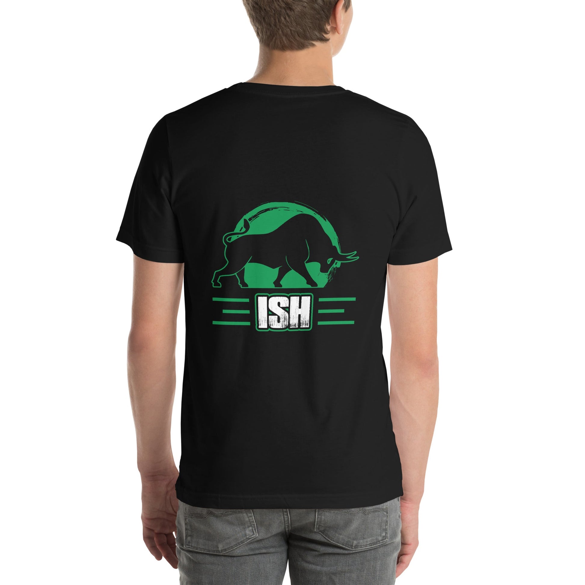 ISH (MAHFUZ) - Unisex t-shirt ( Back Print ) by DarkByteGear