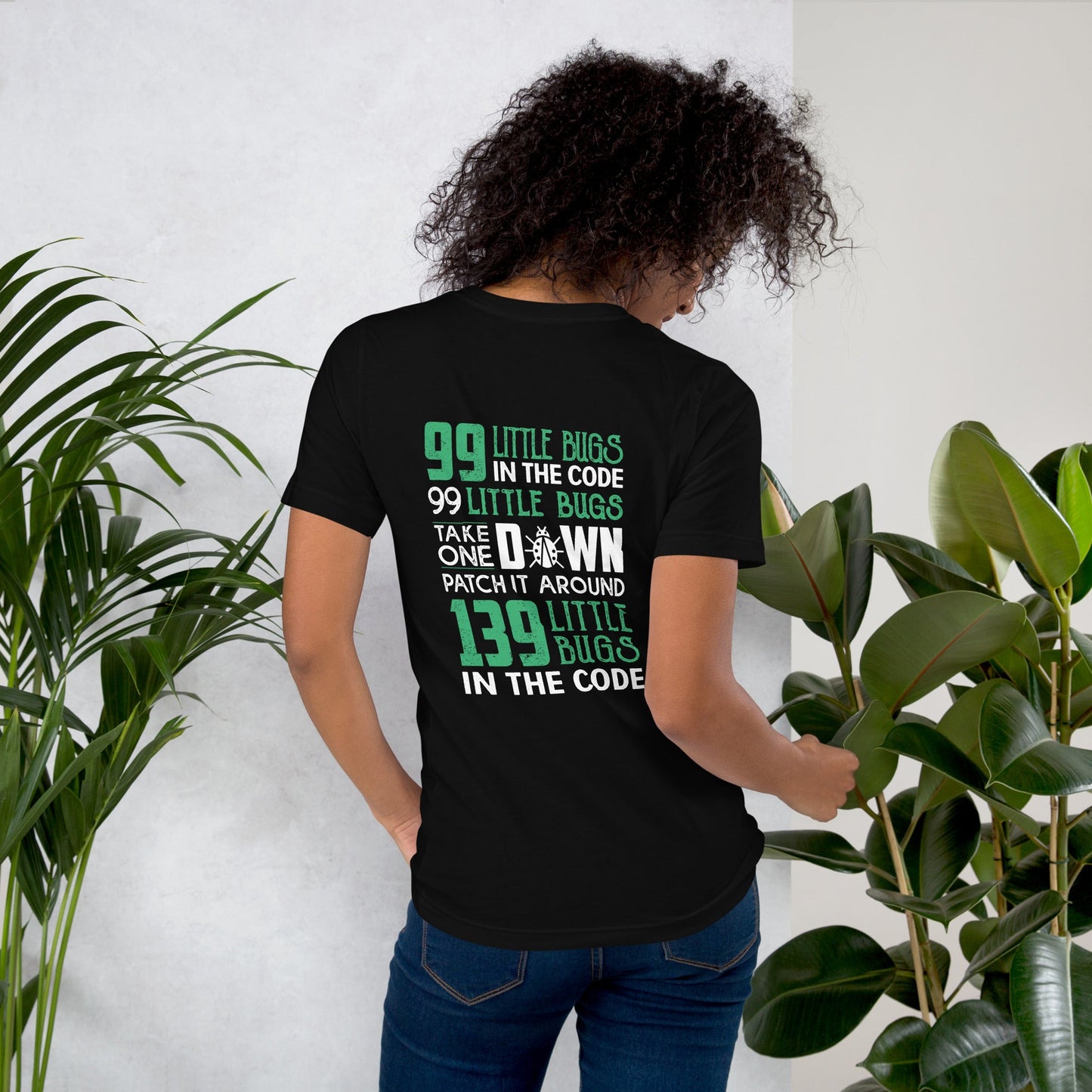 99 Little Bugs - Unisex t-shirt ( Back Print ) by DarkByteGear