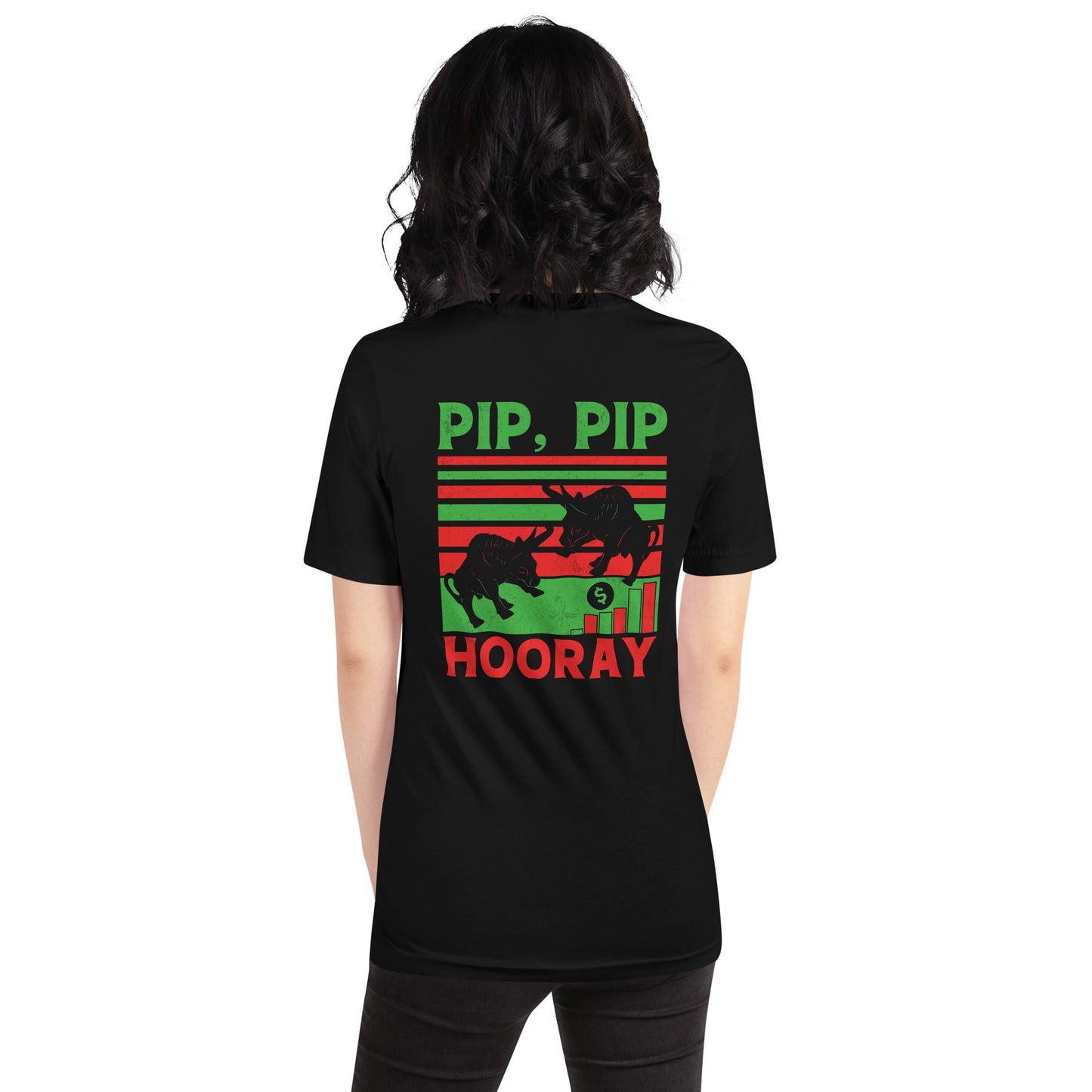 Pip, Pip Hooray - Unisex t-shirt ( Back Print ) by DarkByteGear
