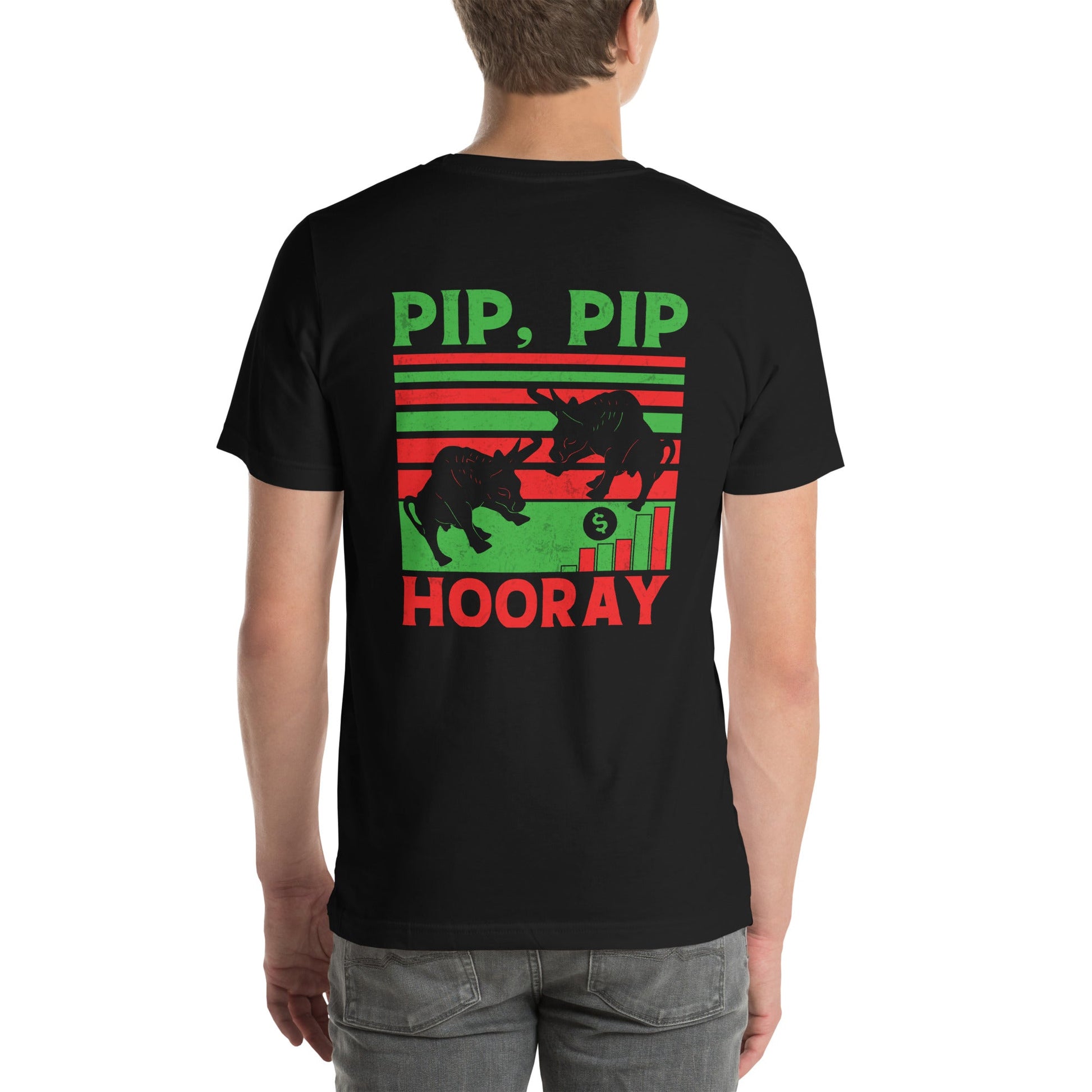 Pip, Pip Hooray - Unisex t-shirt ( Back Print ) by DarkByteGear