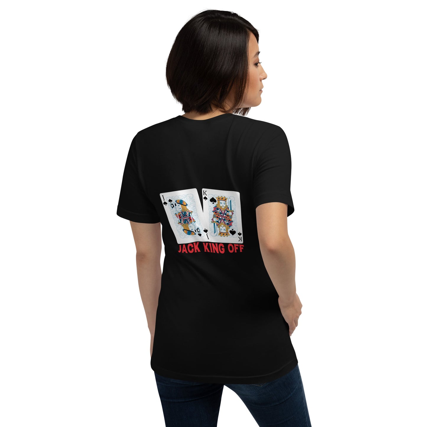 Jack King Off - Unisex t-shirt ( Back Print ) by DarkByteGear