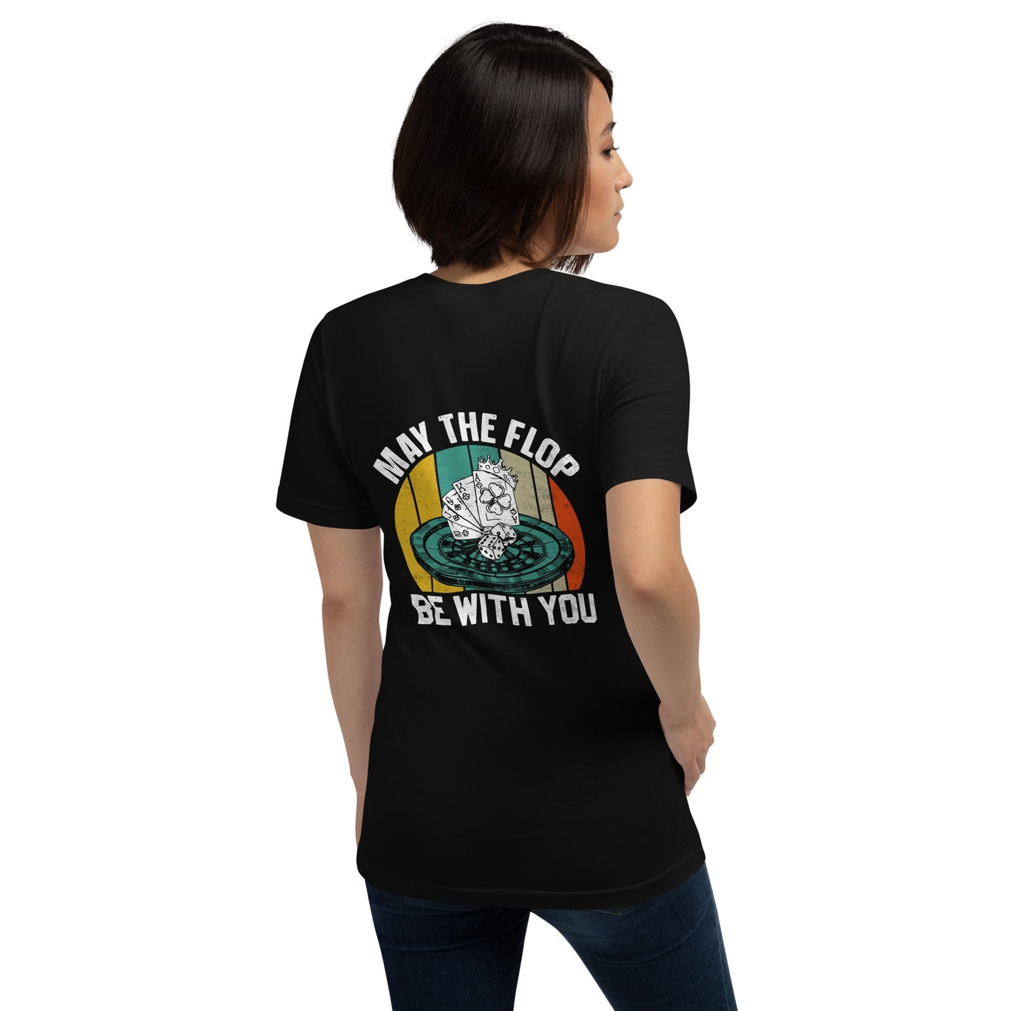 May the Flop be with you - Unisex t-shirt ( Back Print ) by DarkByteGear