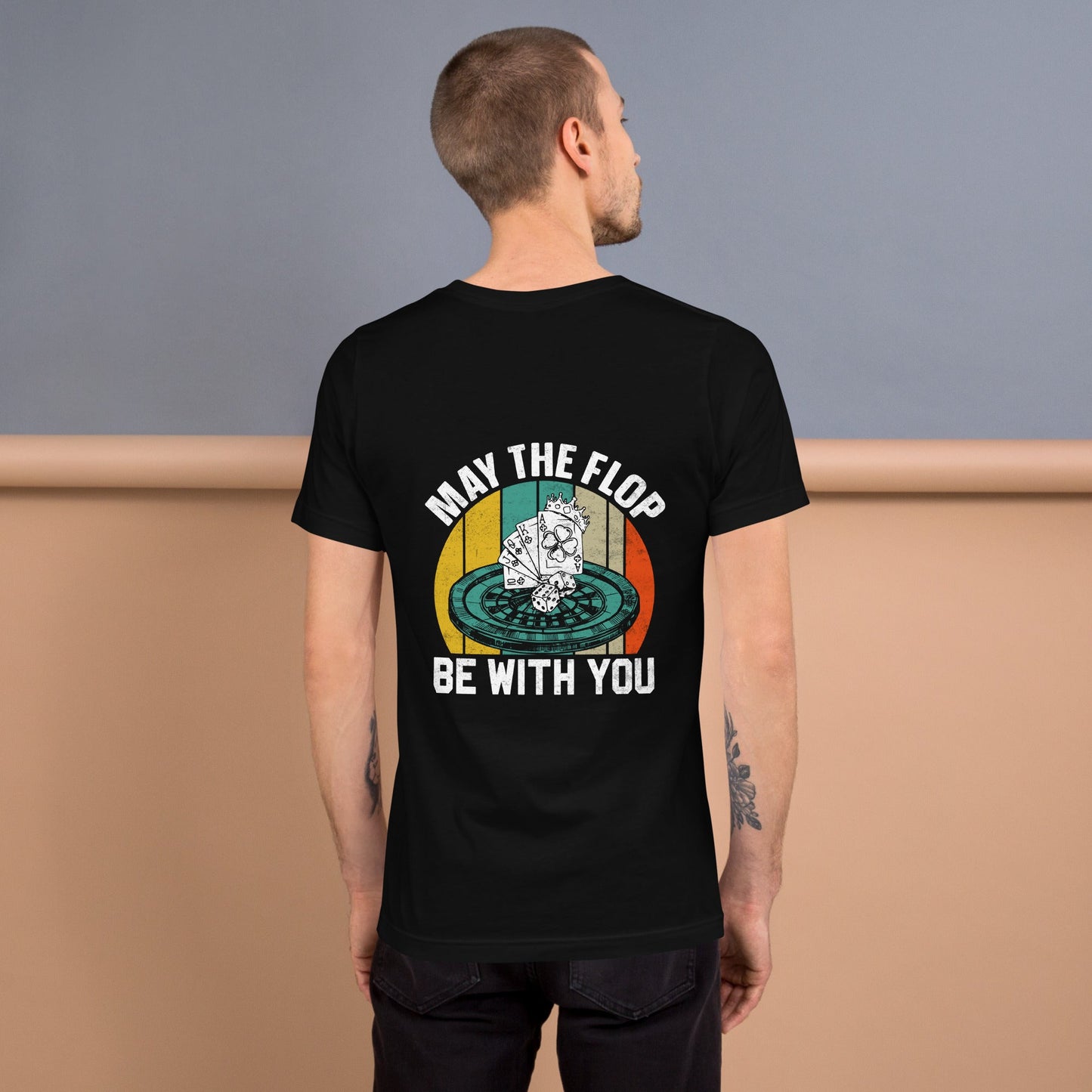May the Flop be with you - Unisex t-shirt ( Back Print ) by DarkByteGear