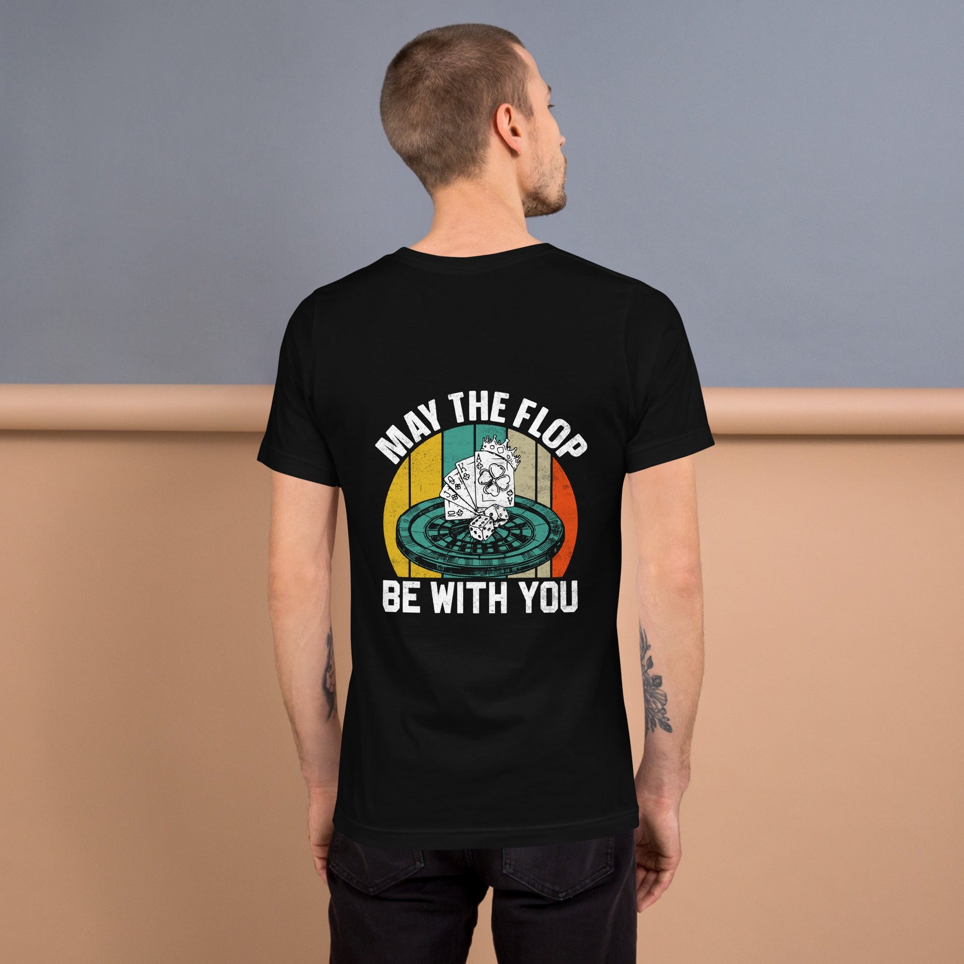 May the Flop be with you - Unisex t-shirt ( Back Print ) by DarkByteGear