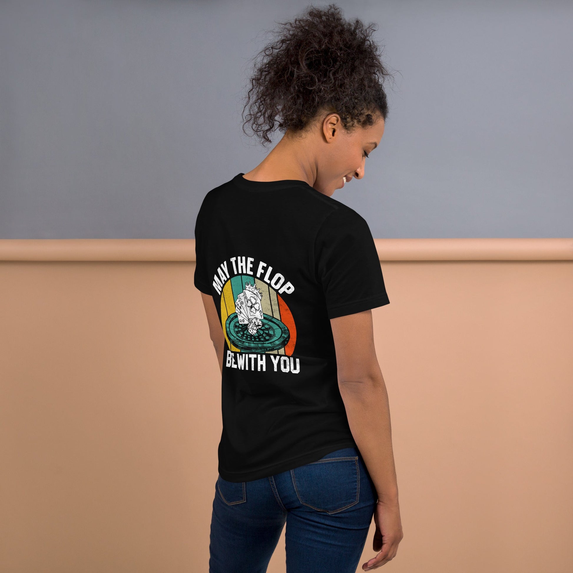 May the Flop be with you - Unisex t-shirt ( Back Print ) by DarkByteGear
