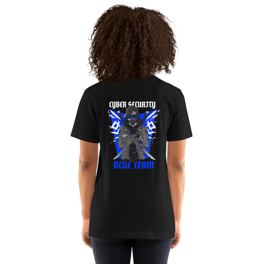 Cyber Security Blue Team V3 - Unisex t-shirt ( Back Print ) by DarkByteGear