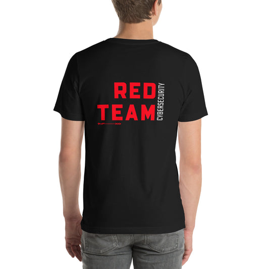 Cyber Security Red Team V8 - Unisex t-shirt ( Back Print ) by DarkByteGear
