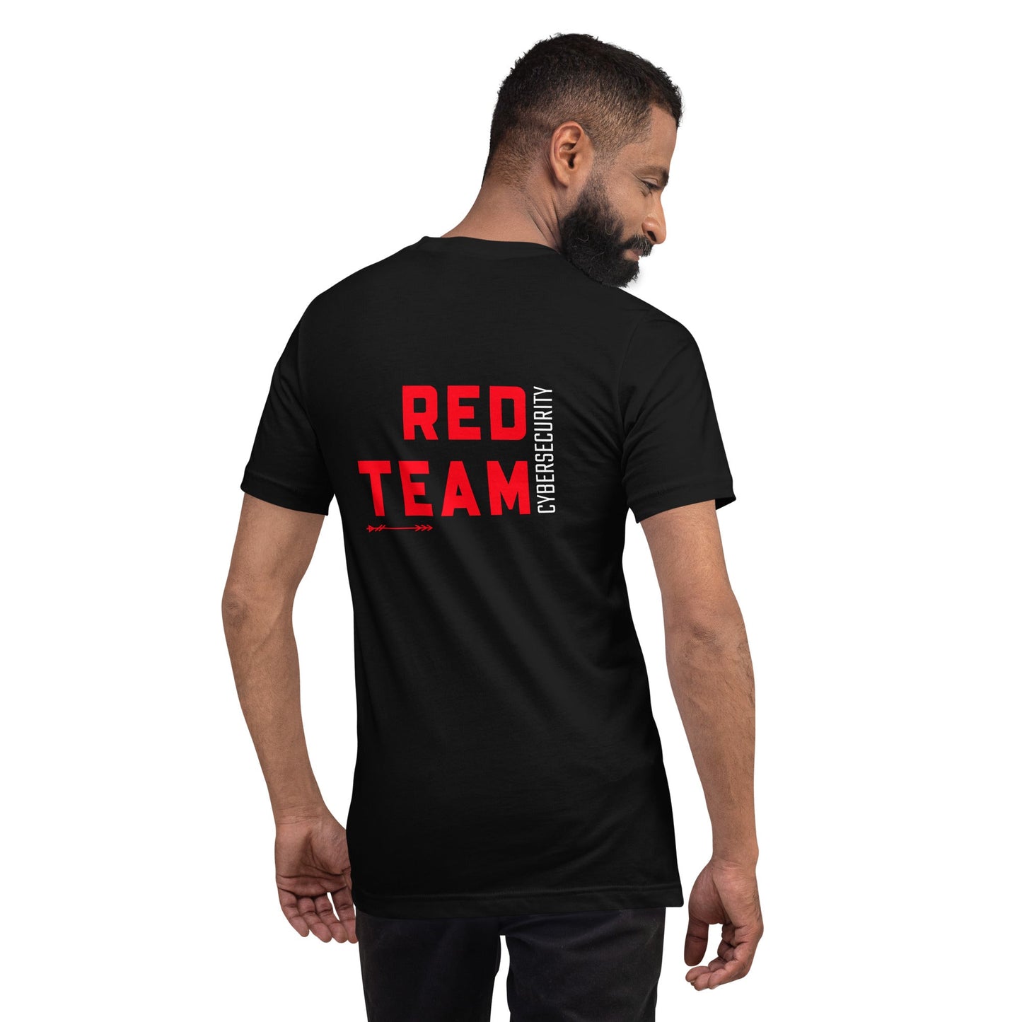 Cyber Security Red Team V8 - Unisex t-shirt ( Back Print ) by DarkByteGear