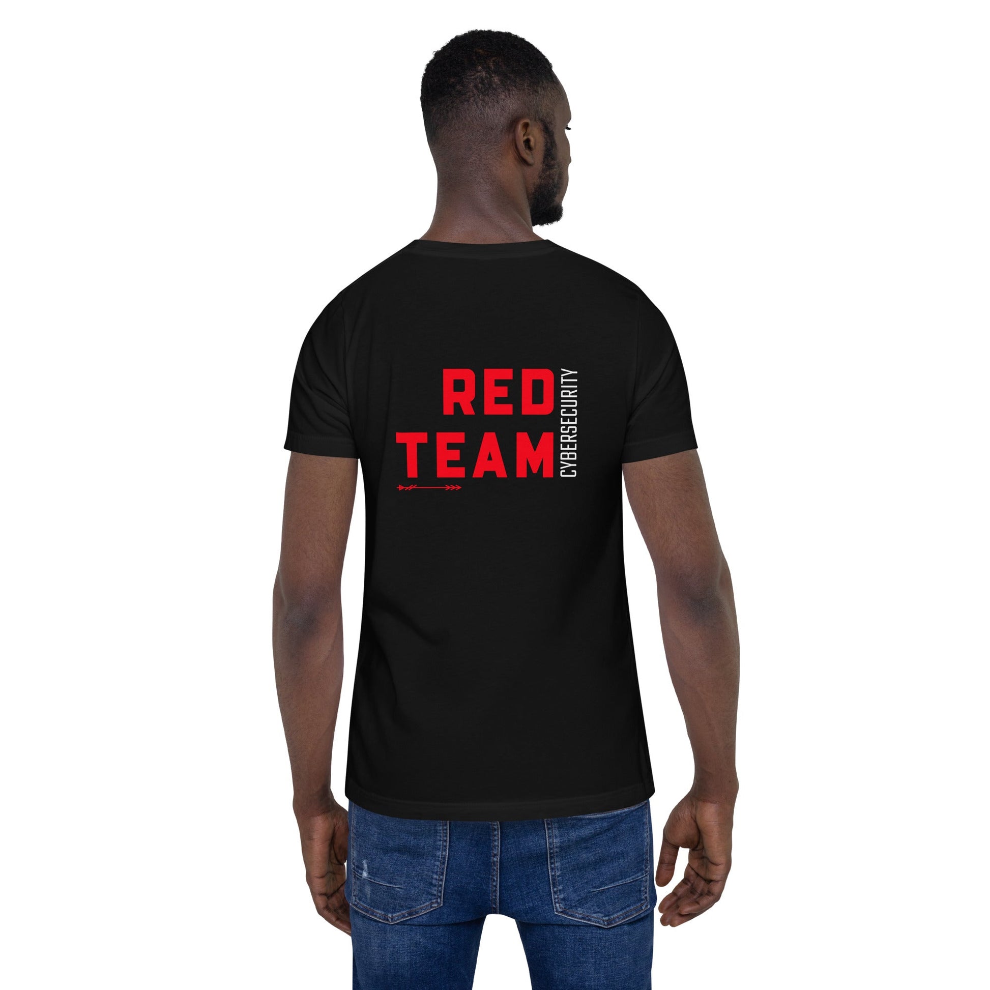 Cyber Security Red Team V8 - Unisex t-shirt ( Back Print ) by DarkByteGear