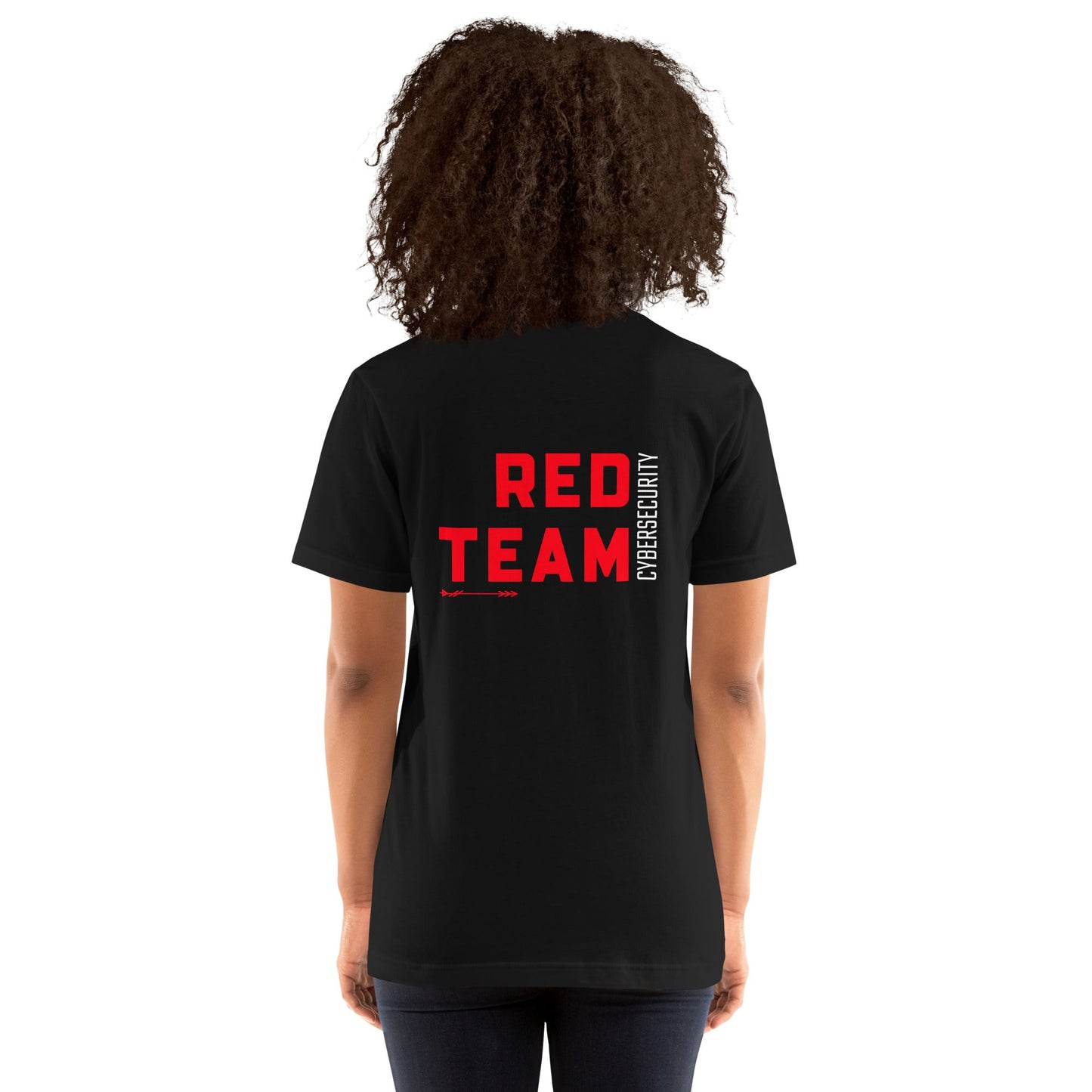 Cyber Security Red Team V8 - Unisex t-shirt ( Back Print ) by DarkByteGear