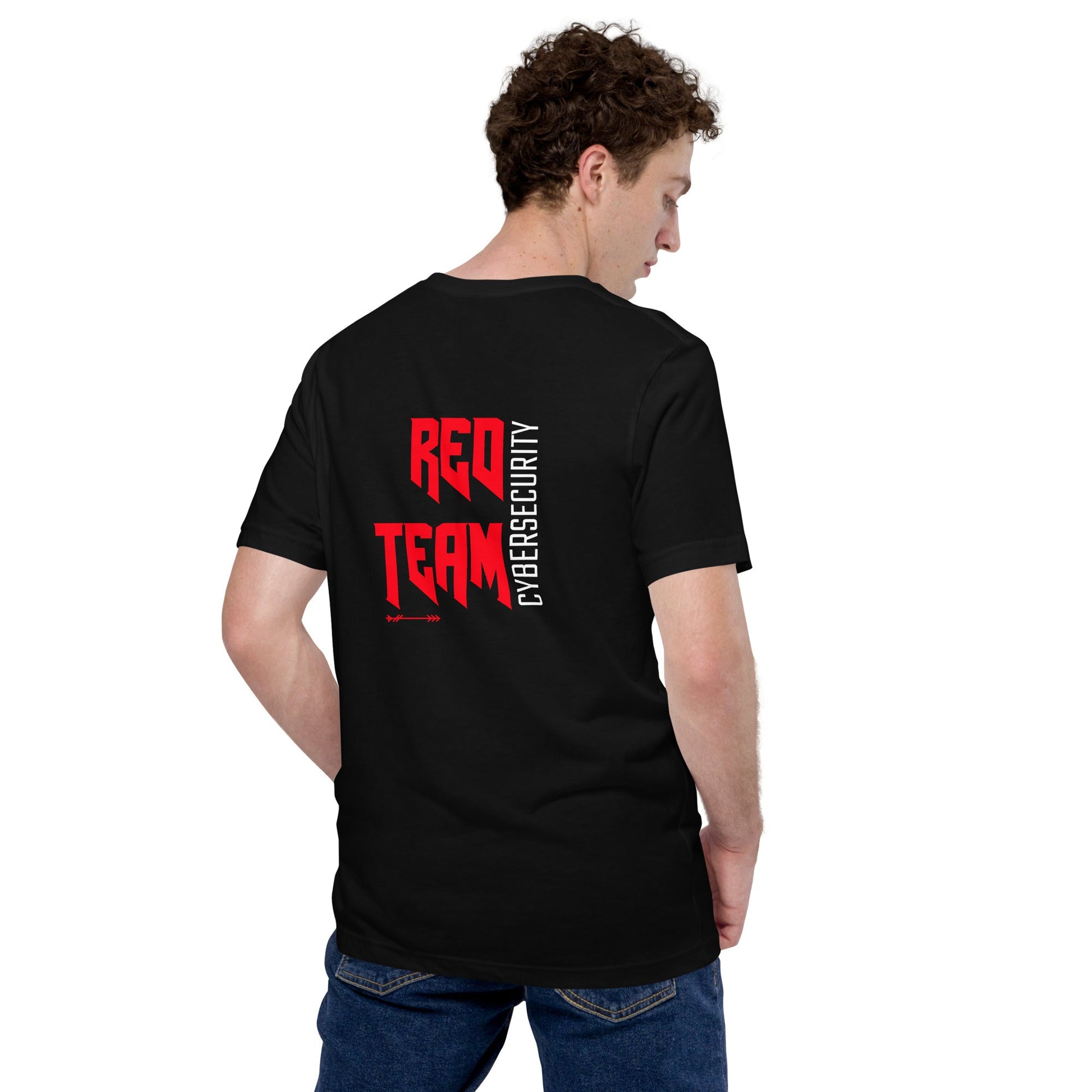 Cyber Security Red Team V9 - Unisex t-shirt ( Back Print ) by DarkByteGear