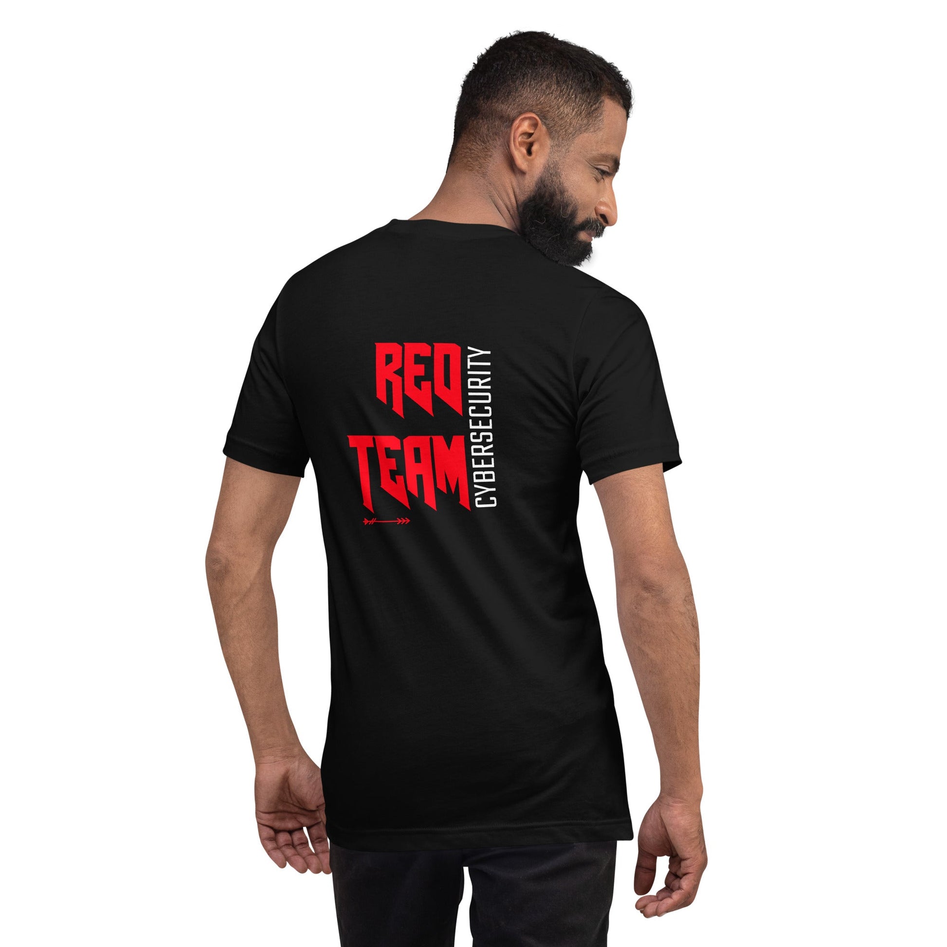 Cyber Security Red Team V9 - Unisex t-shirt ( Back Print ) by DarkByteGear