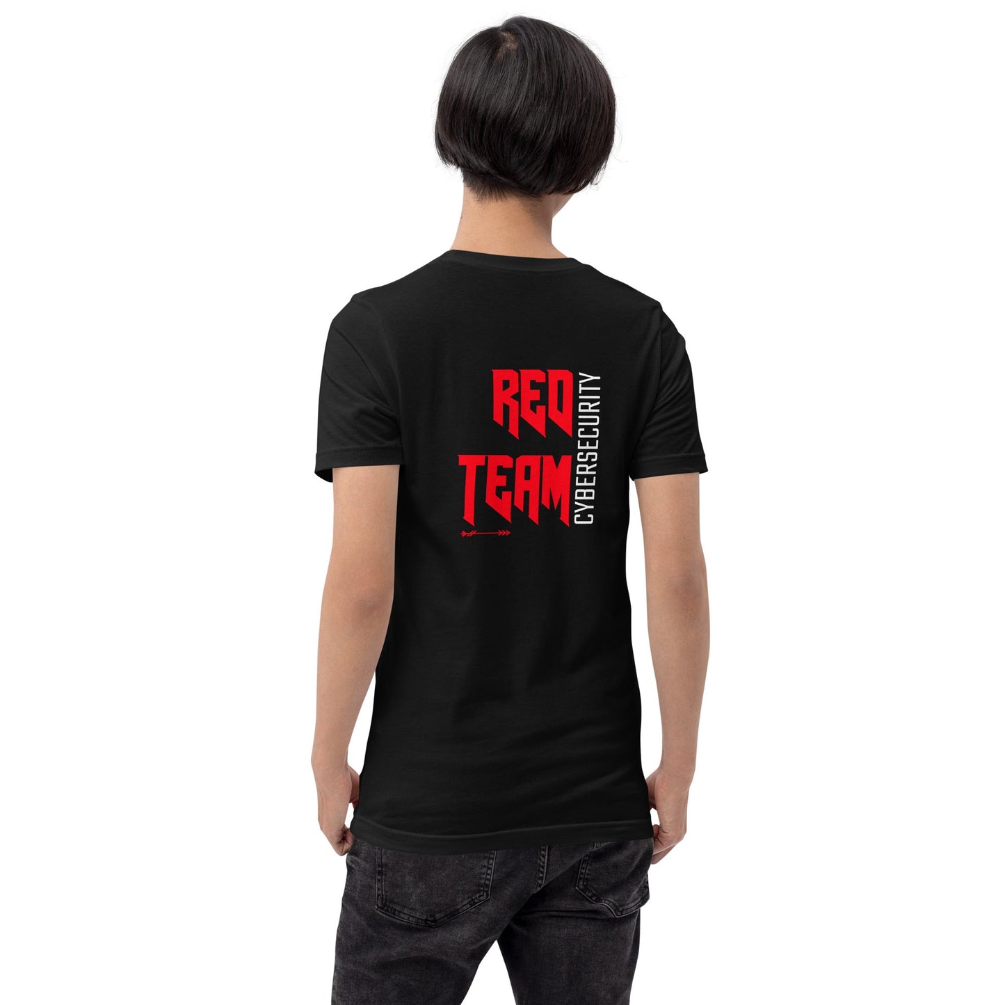 Cyber Security Red Team V9 - Unisex t-shirt ( Back Print ) by DarkByteGear