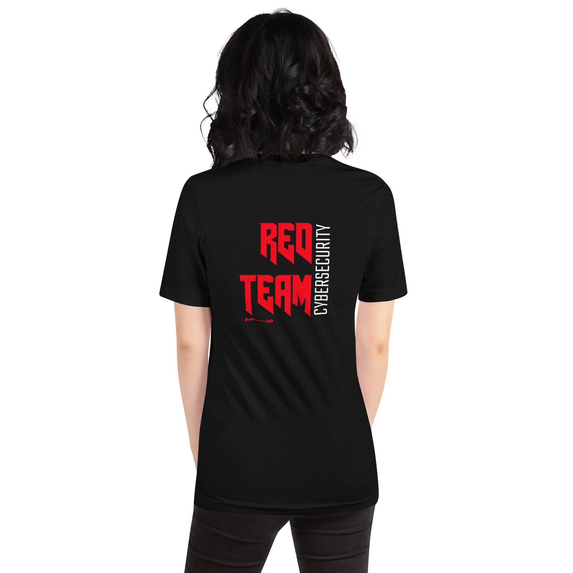 Cyber Security Red Team V9 - Unisex t-shirt ( Back Print ) by DarkByteGear