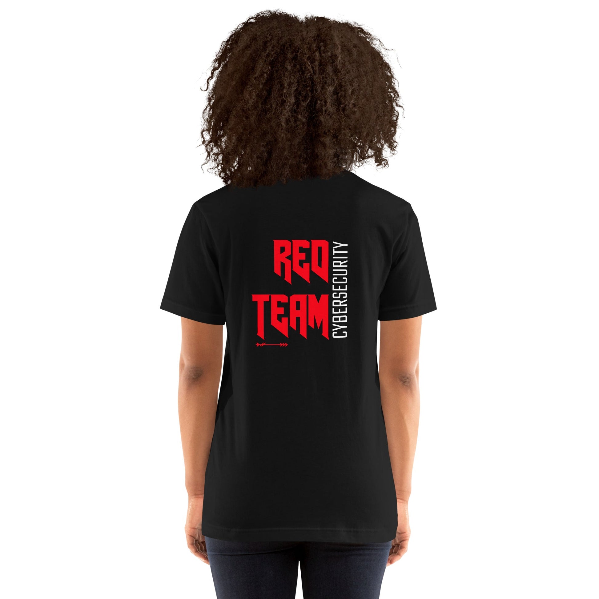 Cyber Security Red Team V9 - Unisex t-shirt ( Back Print ) by DarkByteGear