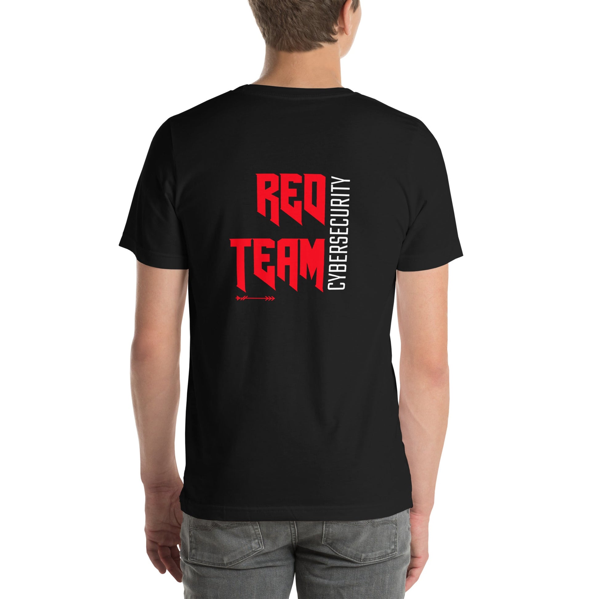 Cyber Security Red Team V9 - Unisex t-shirt ( Back Print ) by DarkByteGear