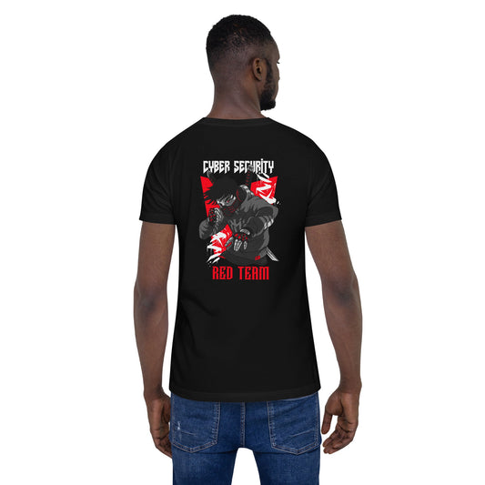 Cyber Security Red Team V3 - Unisex t-shirt ( Back Print ) by DarkByteGear