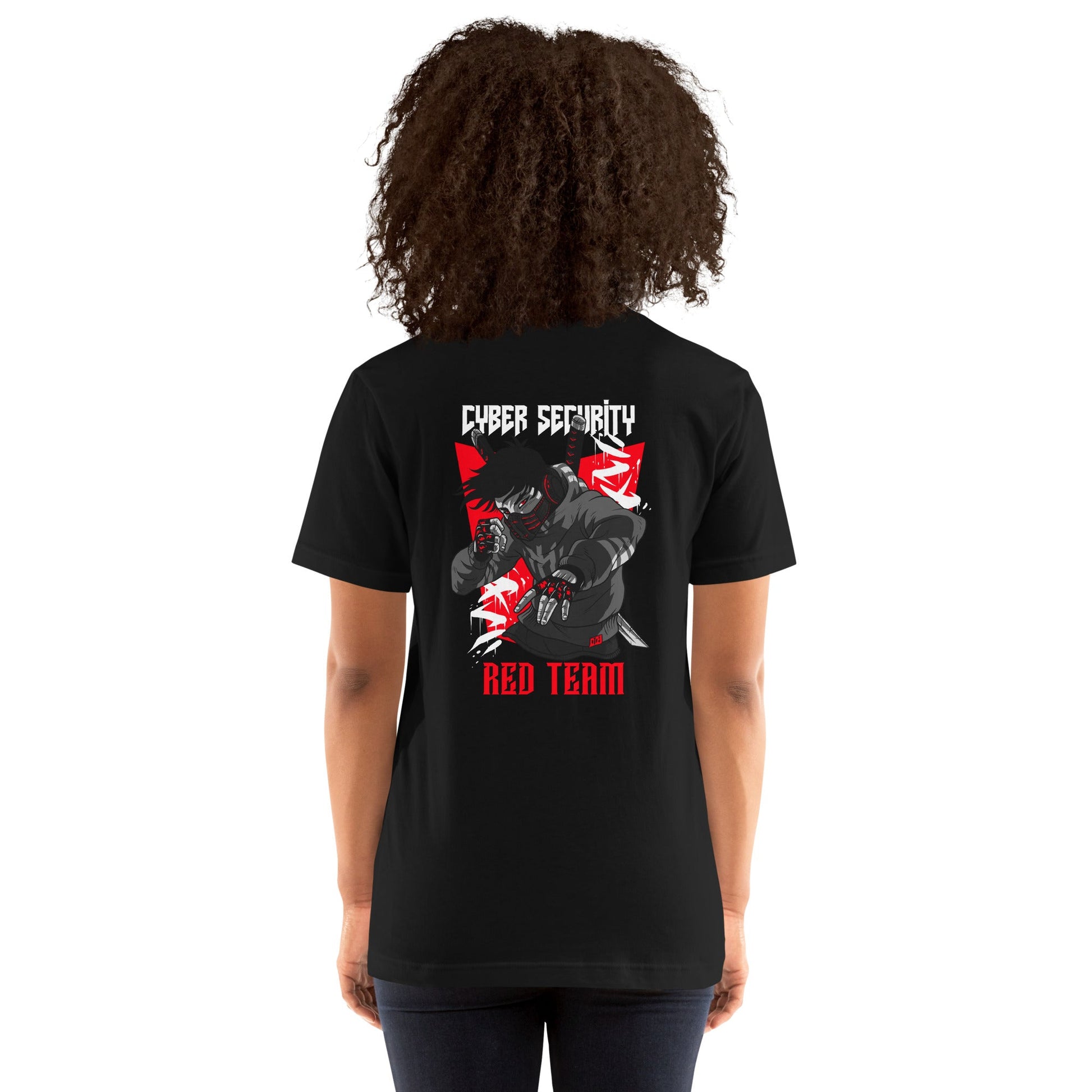 Cyber Security Red Team V3 - Unisex t-shirt ( Back Print ) by DarkByteGear
