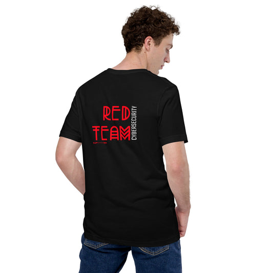 Cyber Security Red Team V5 - Unisex t-shirt ( Back Print ) by DarkByteGear