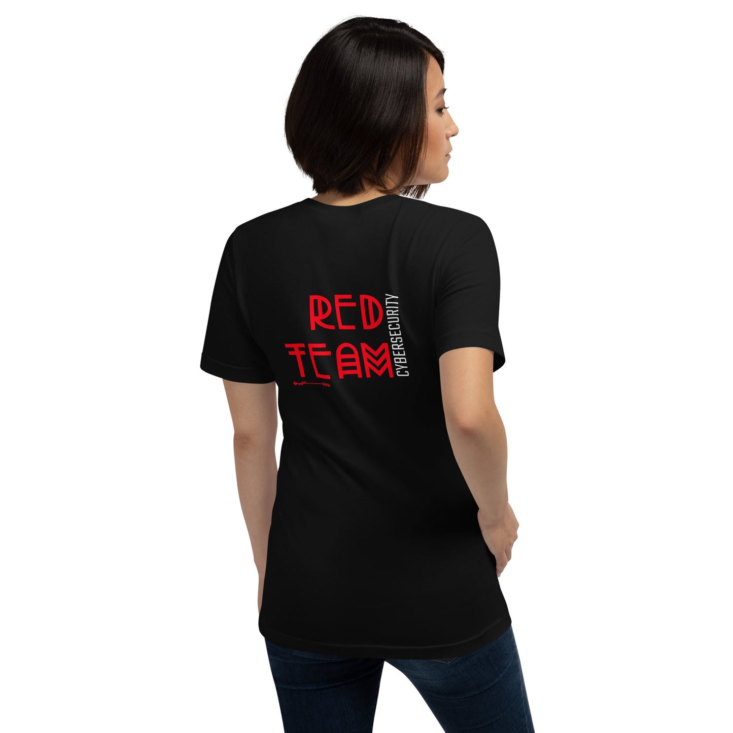 Cyber Security Red Team V5 - Unisex t-shirt ( Back Print ) by DarkByteGear