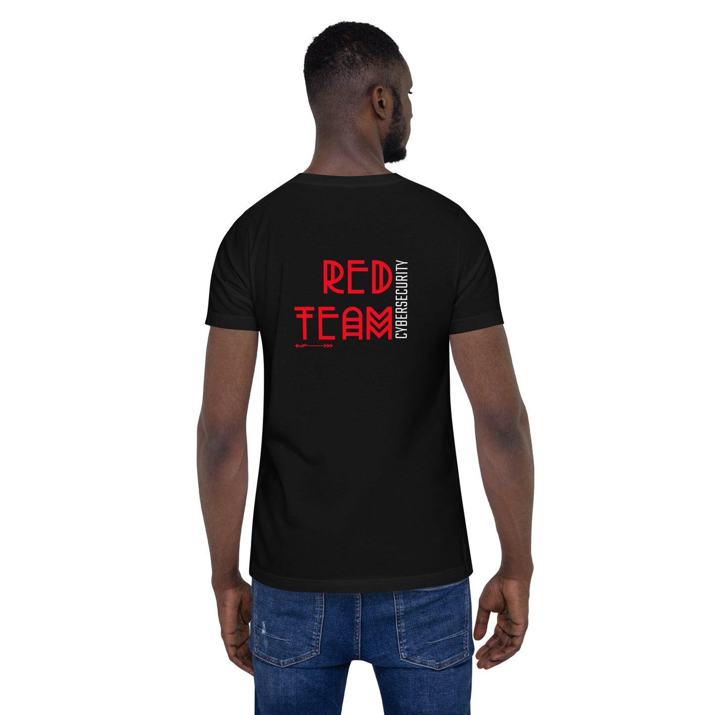 Cyber Security Red Team V5 - Unisex t-shirt ( Back Print ) by DarkByteGear