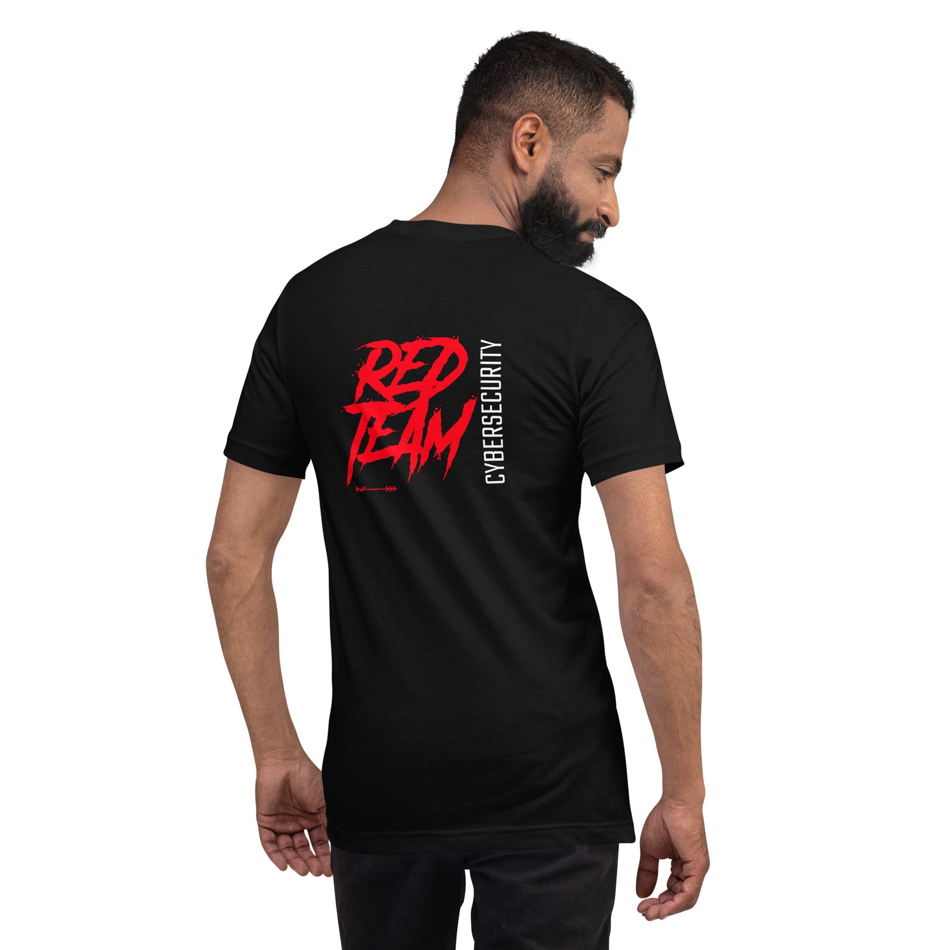 Cyber Security Red Team V6 - Unisex t-shirt ( Back Print ) by DarkByteGear