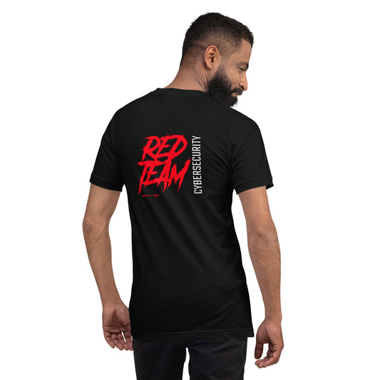 Cyber Security Red Team V6 - Unisex t-shirt ( Back Print ) by DarkByteGear