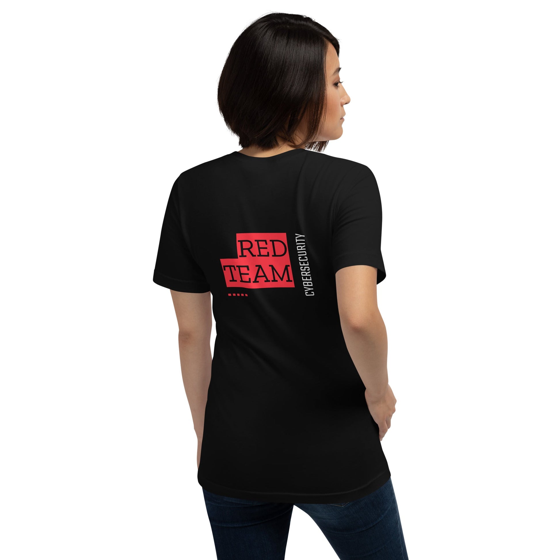 Cyber Security Red Team V13 - Unisex t-shirt ( Back Print ) by DarkByteGear