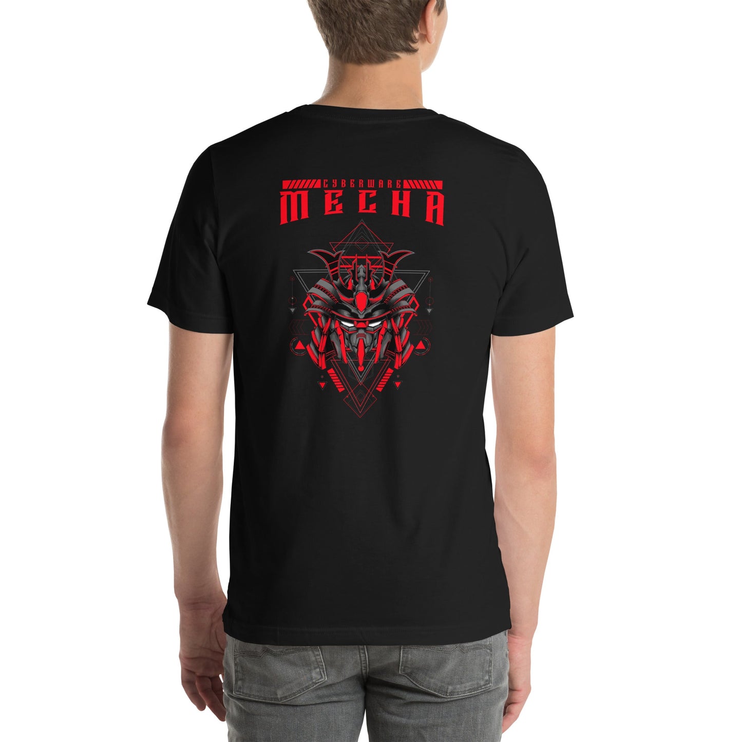 CyberWare Mecha - Unisex t-shirt ( Back Print ) by DarkByteGear