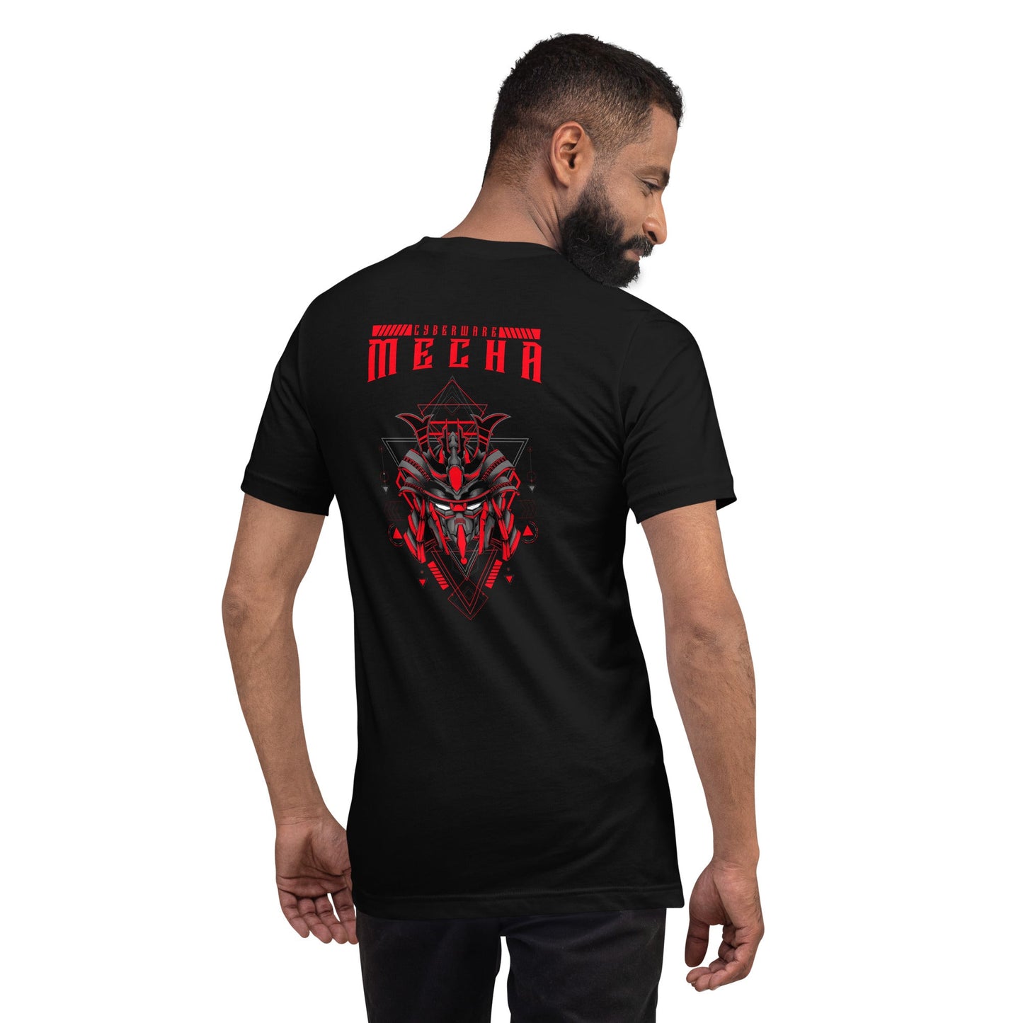 CyberWare Mecha - Unisex t-shirt ( Back Print ) by DarkByteGear