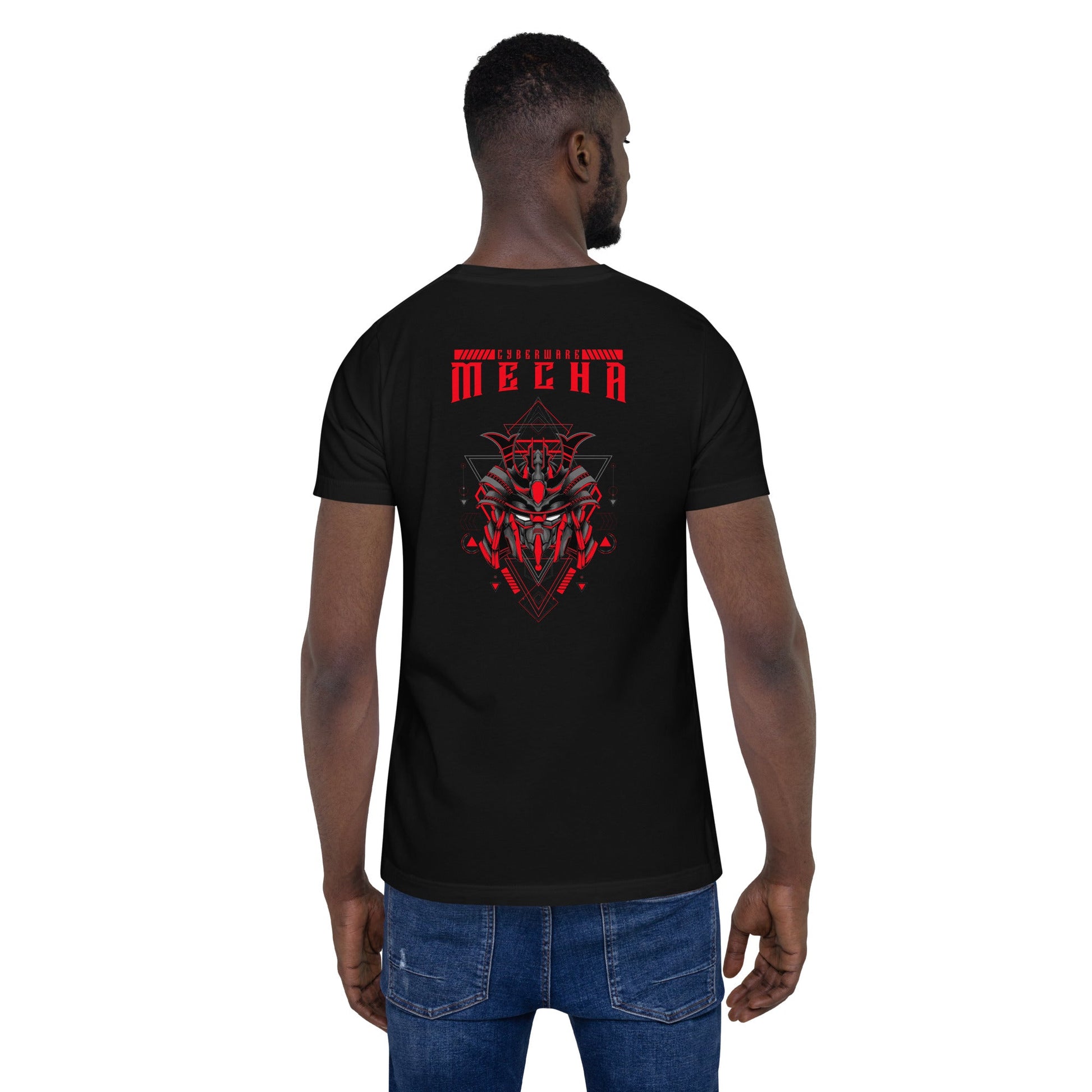 CyberWare Mecha - Unisex t-shirt ( Back Print ) by DarkByteGear