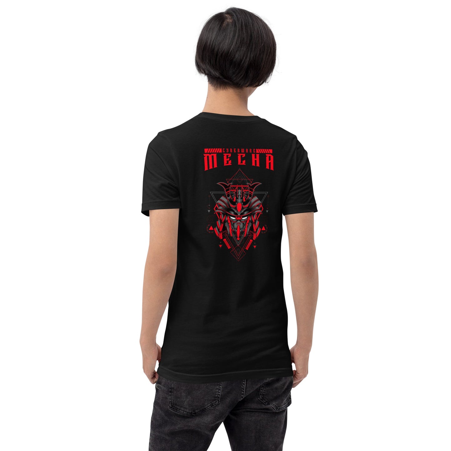 CyberWare Mecha - Unisex t-shirt ( Back Print ) by DarkByteGear
