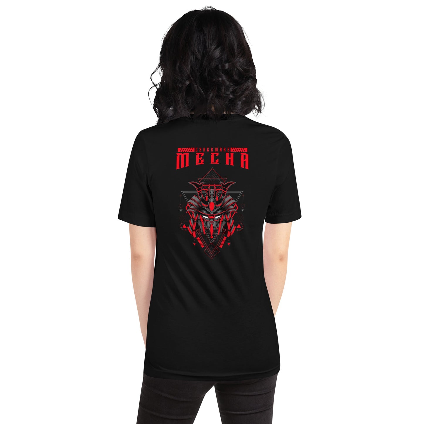 CyberWare Mecha - Unisex t-shirt ( Back Print ) by DarkByteGear