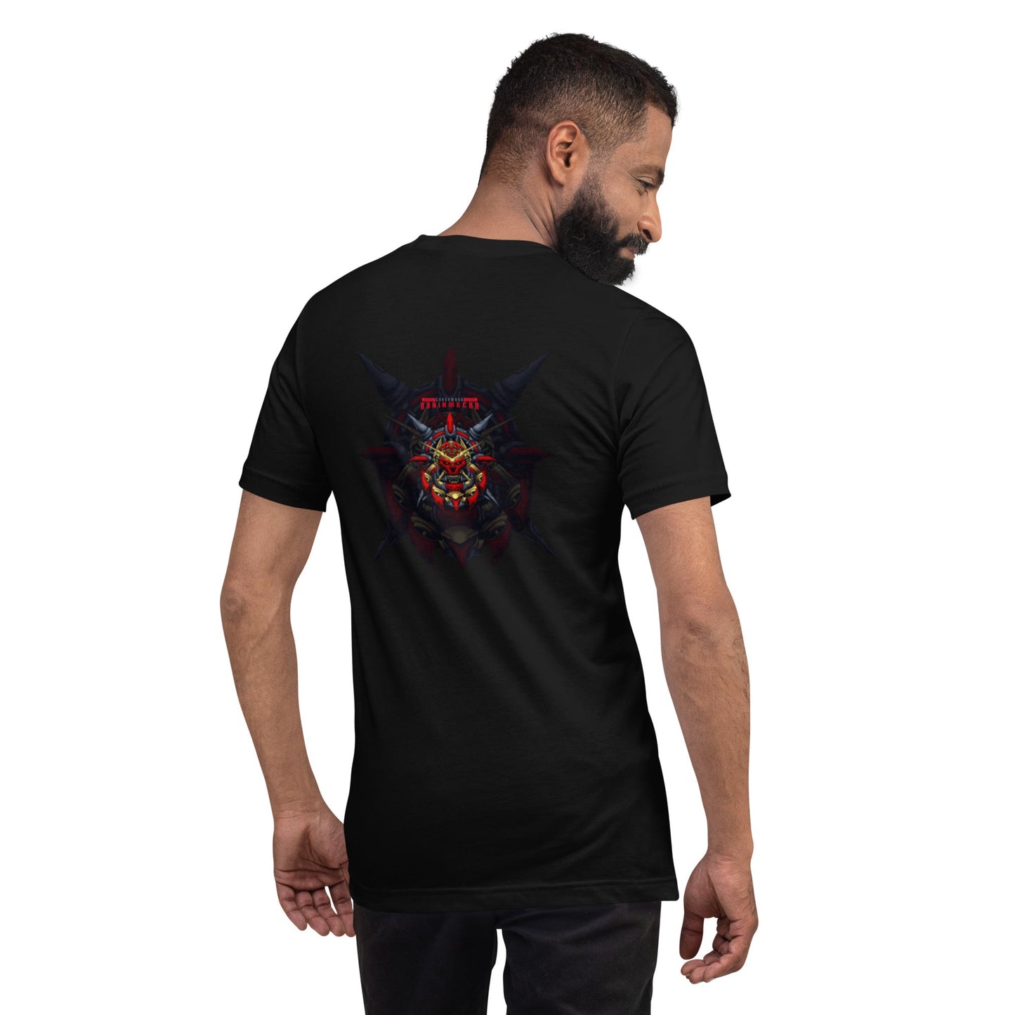 Cyberware Ronin Mecha - Unisex t-shirt ( Back Print ) by DarkByteGear
