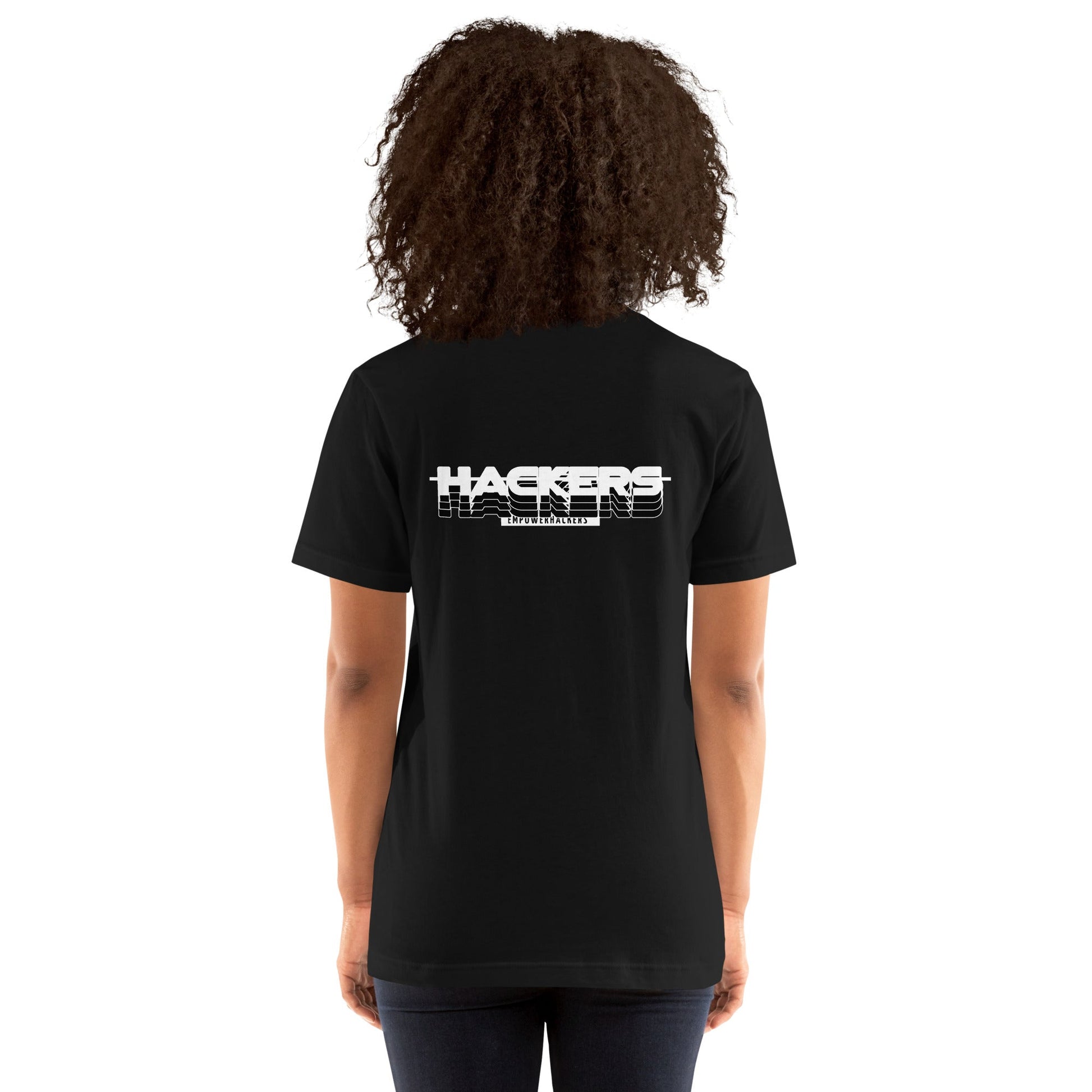 Hackers Empower Hackers V3 - Unisex t-shirt ( Back Print ) by DarkByteGear