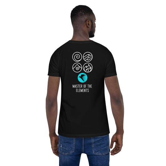 Master of Elements - Unisex t-shirt ( Back Print ) by DarkByteGear