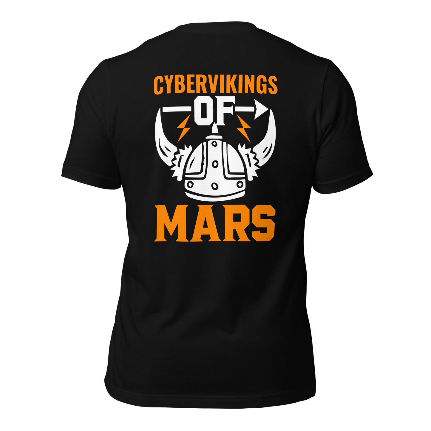 Cyberviking of Mars - Unisex t-shirt ( Back Print ) by DarkByteGear