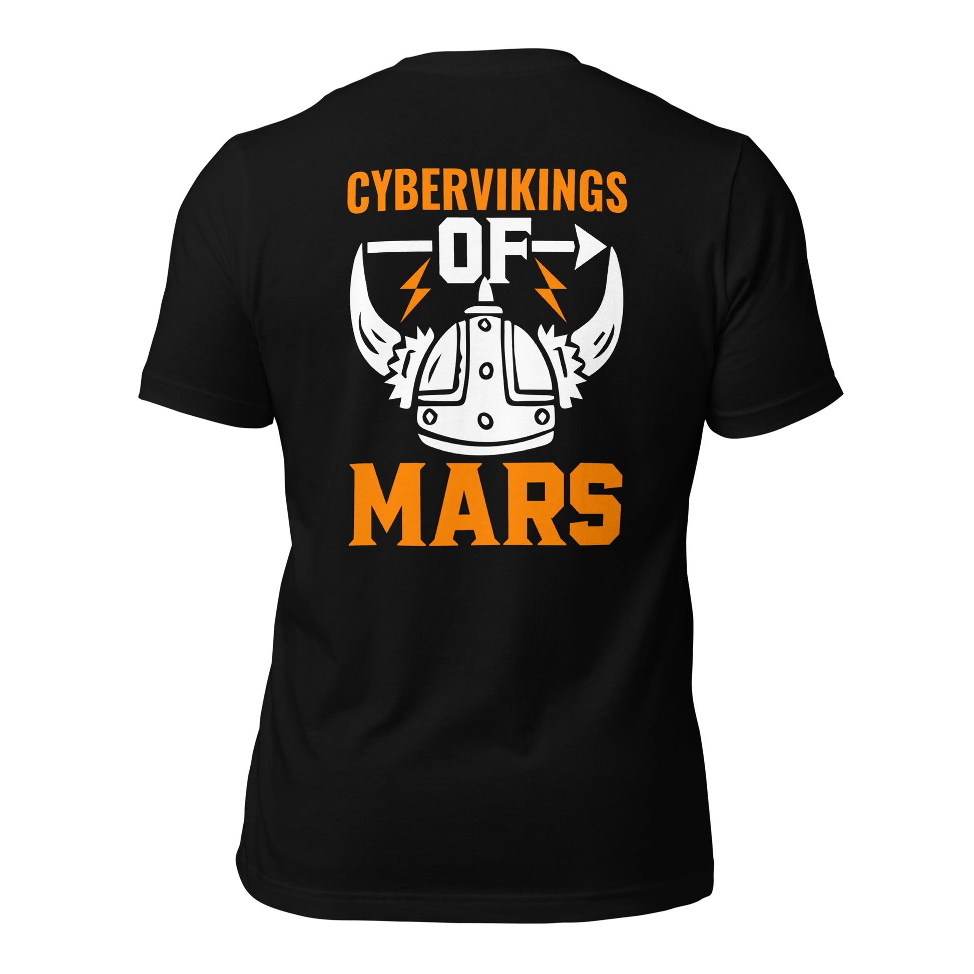 Cyberviking of Mars - Unisex t-shirt ( Back Print ) by DarkByteGear