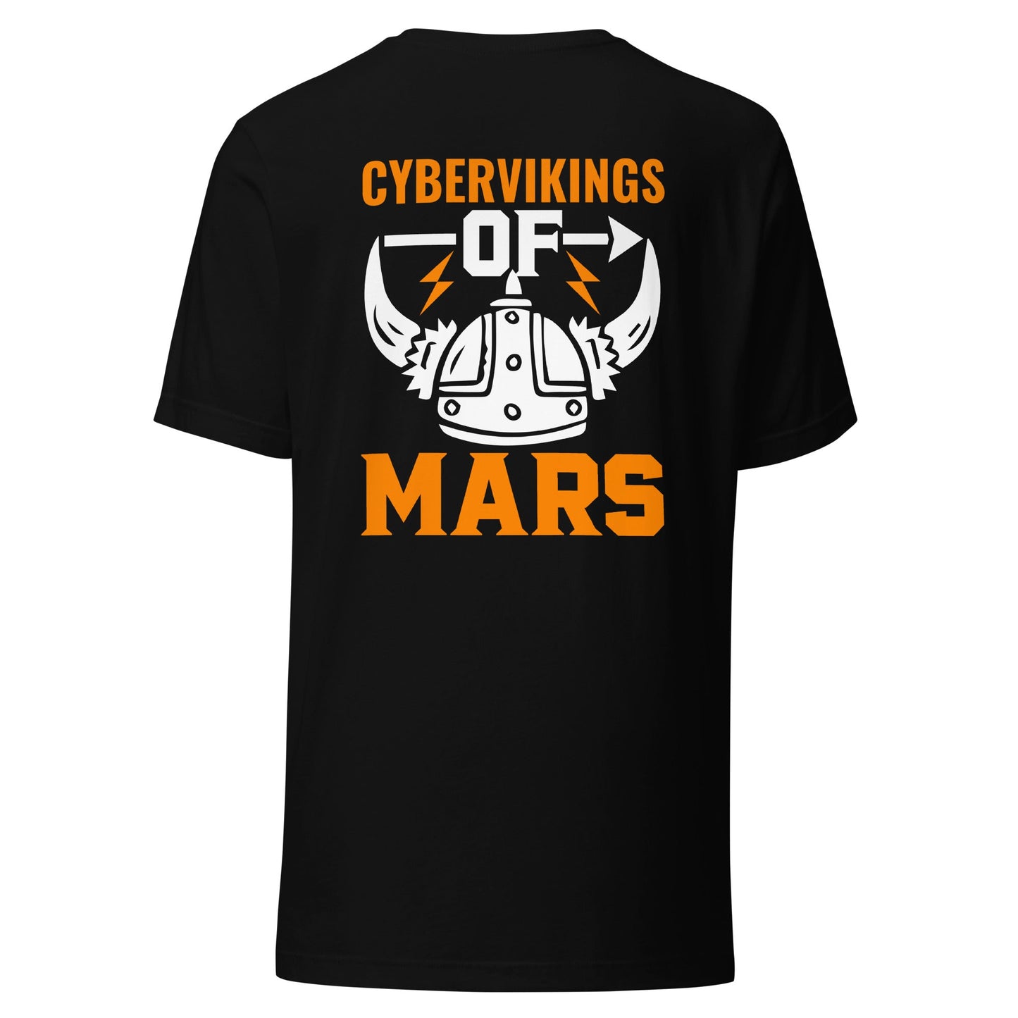 Cyberviking of Mars - Unisex t-shirt ( Back Print ) by DarkByteGear