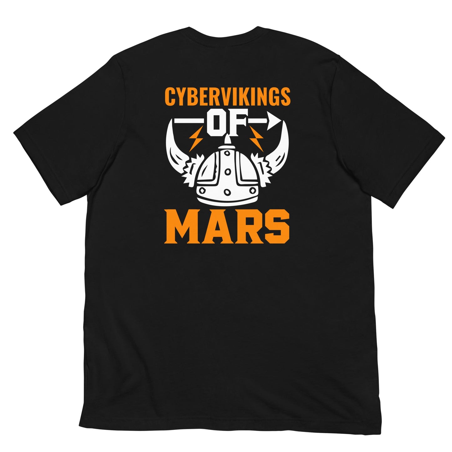 Cyberviking of Mars - Unisex t-shirt ( Back Print ) by DarkByteGear