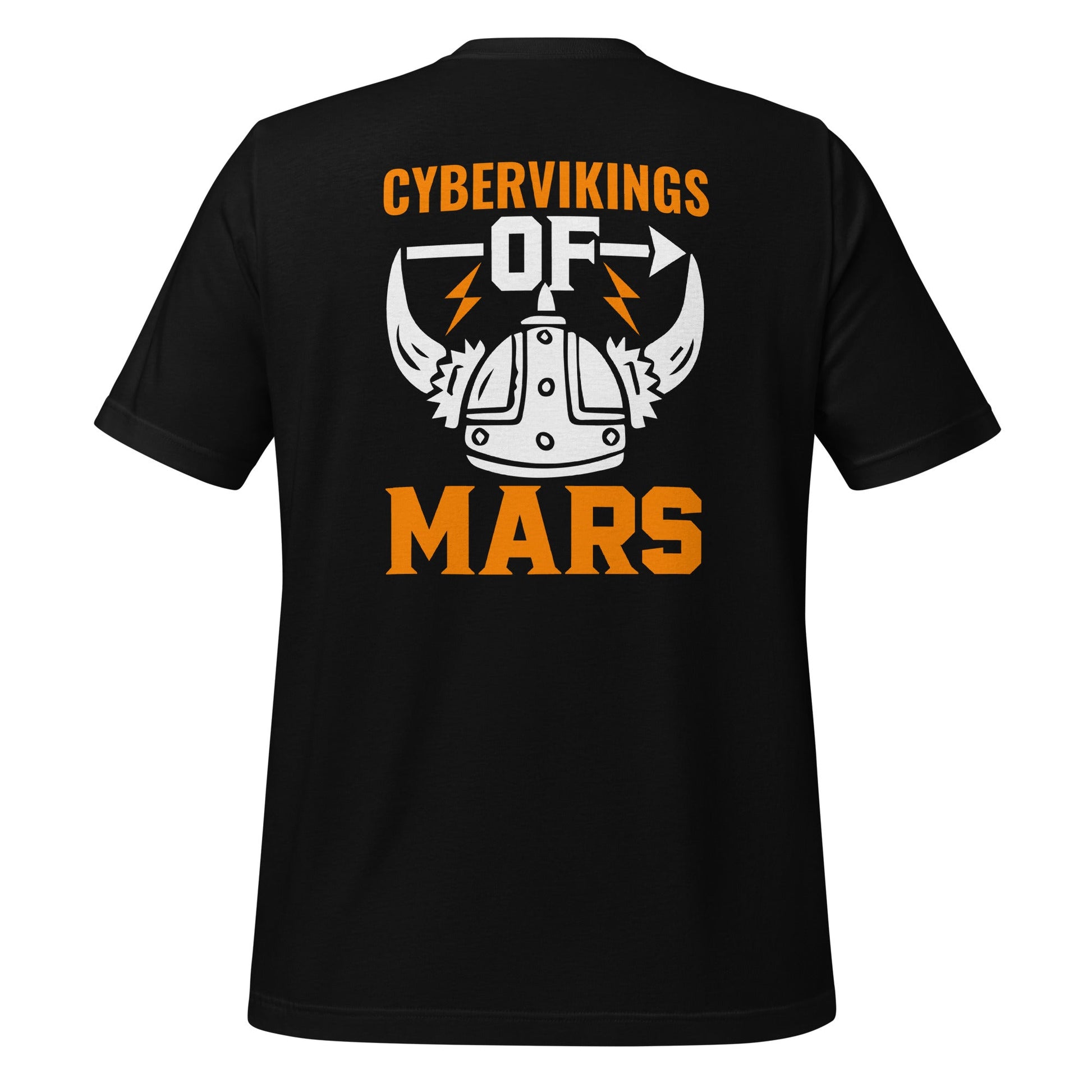 Cyberviking of Mars - Unisex t-shirt ( Back Print ) by DarkByteGear