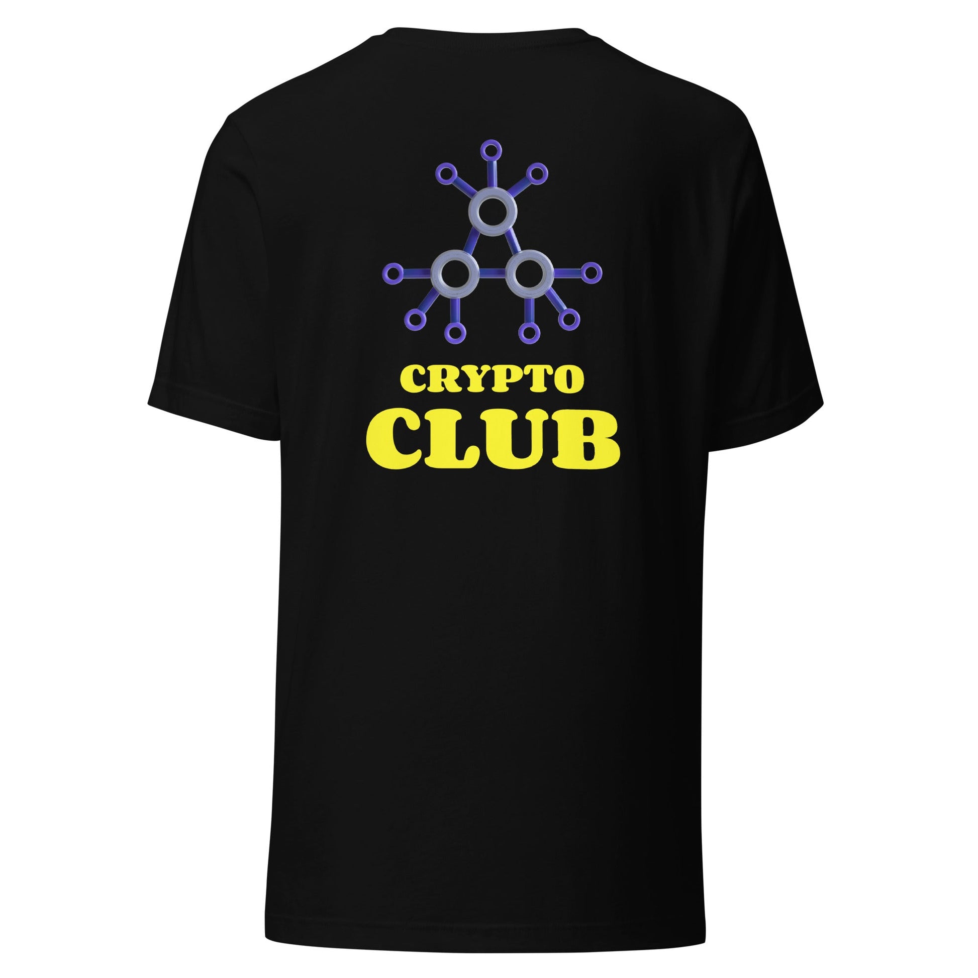 Crypto Club V1 - Unisex t-shirt ( Back Print ) by DarkByteGear
