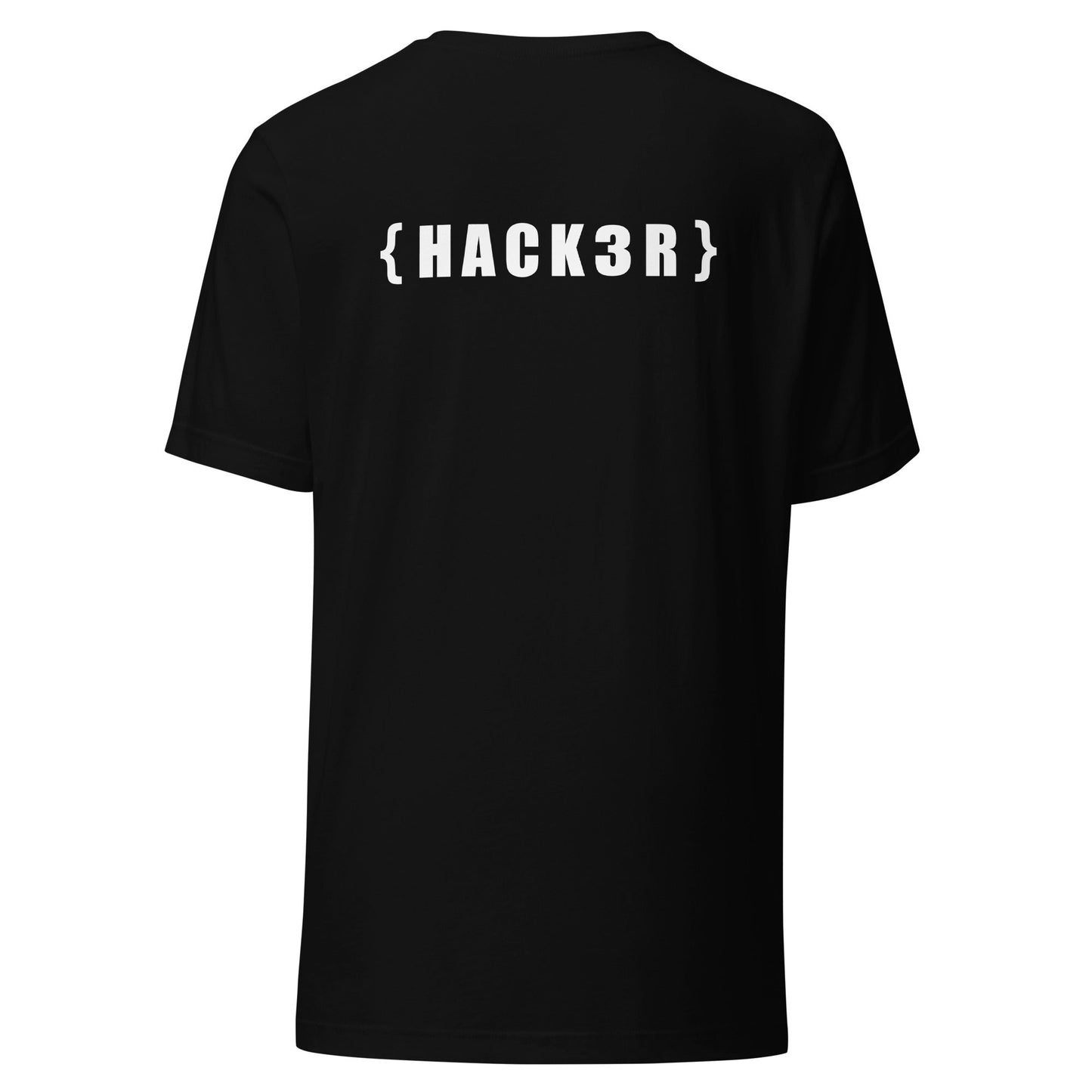Hack3r - Unisex t-shirt ( Back Print ) by DarkByteGear