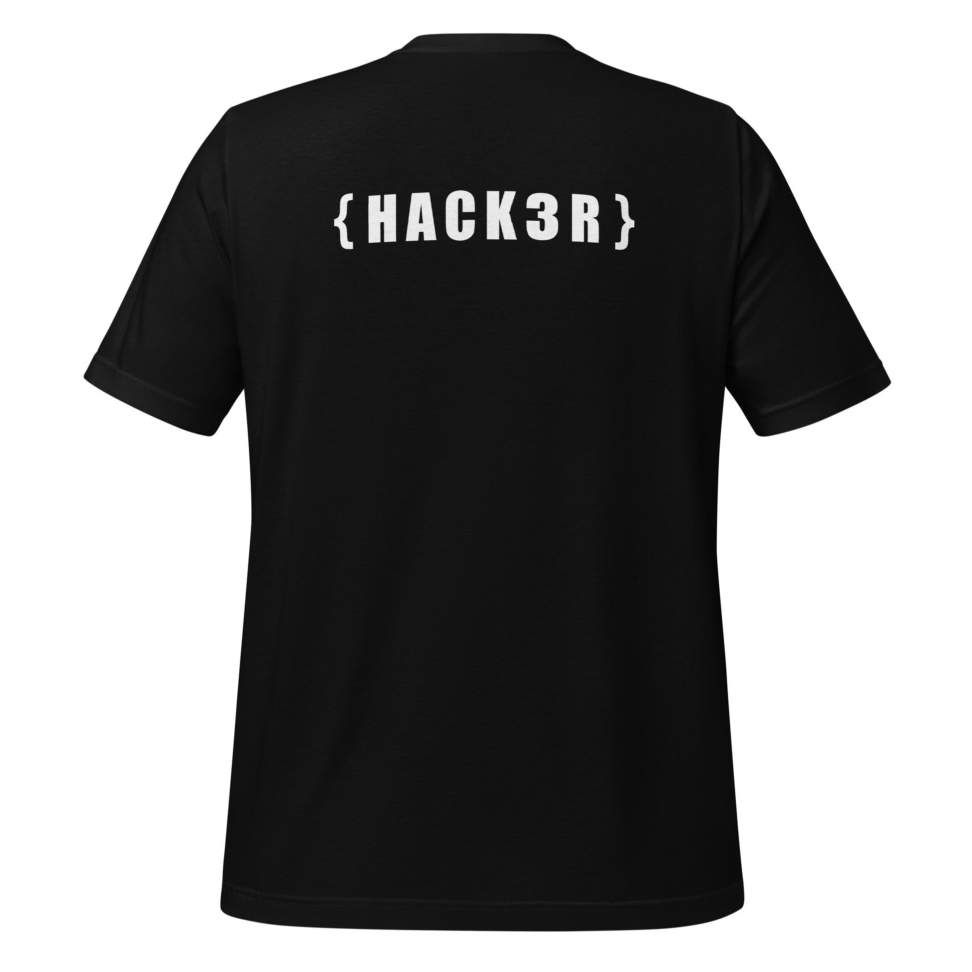 Hack3r - Unisex t-shirt ( Back Print ) by DarkByteGear