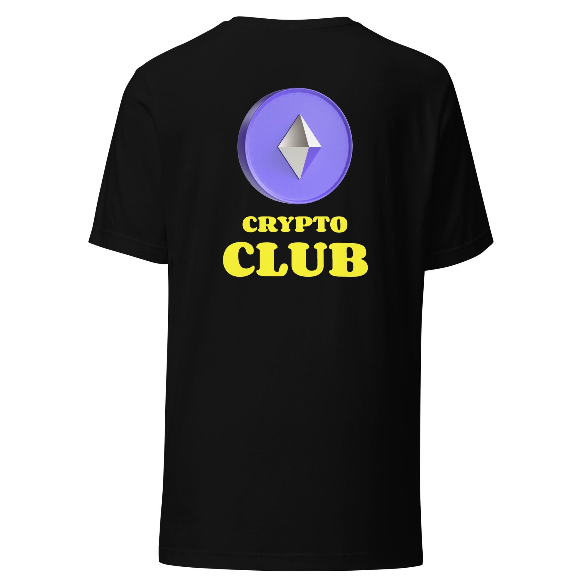 Crypto Club V2 - Unisex t-shirt ( Back Print ) by DarkByteGear