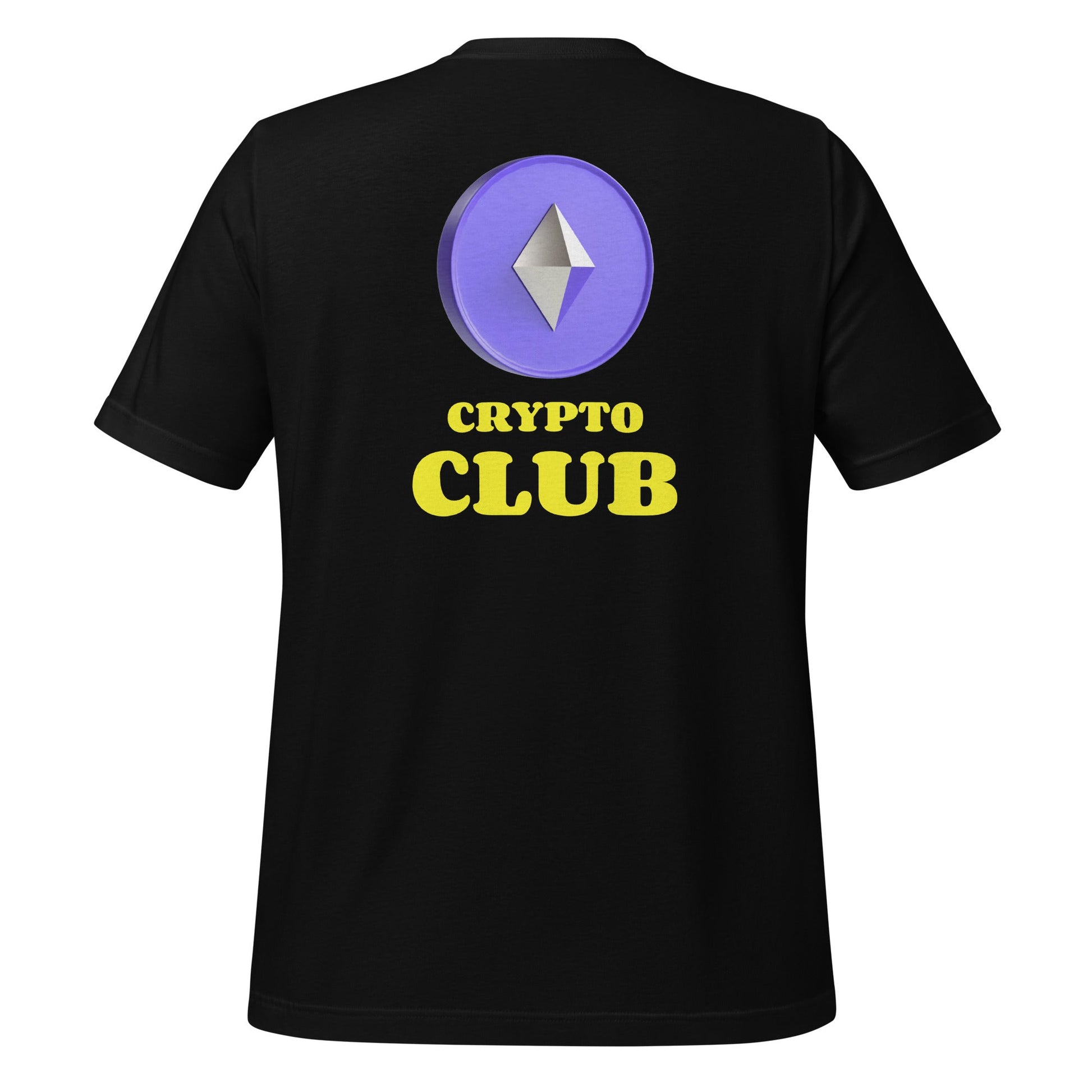 Crypto Club V2 - Unisex t-shirt ( Back Print ) by DarkByteGear