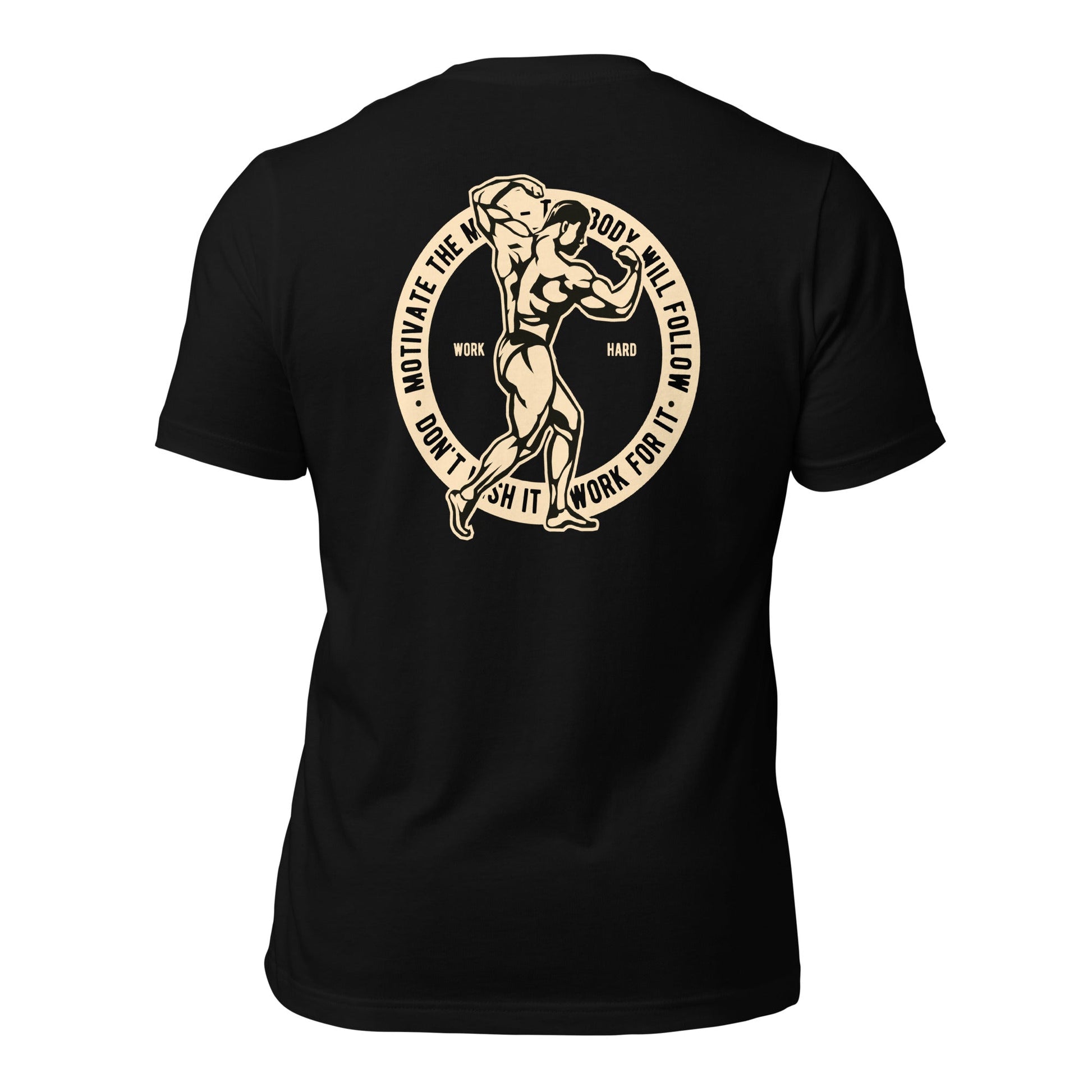 Motivate the Mind - Unisex t-shirt ( Back Print ) by DarkByteGear