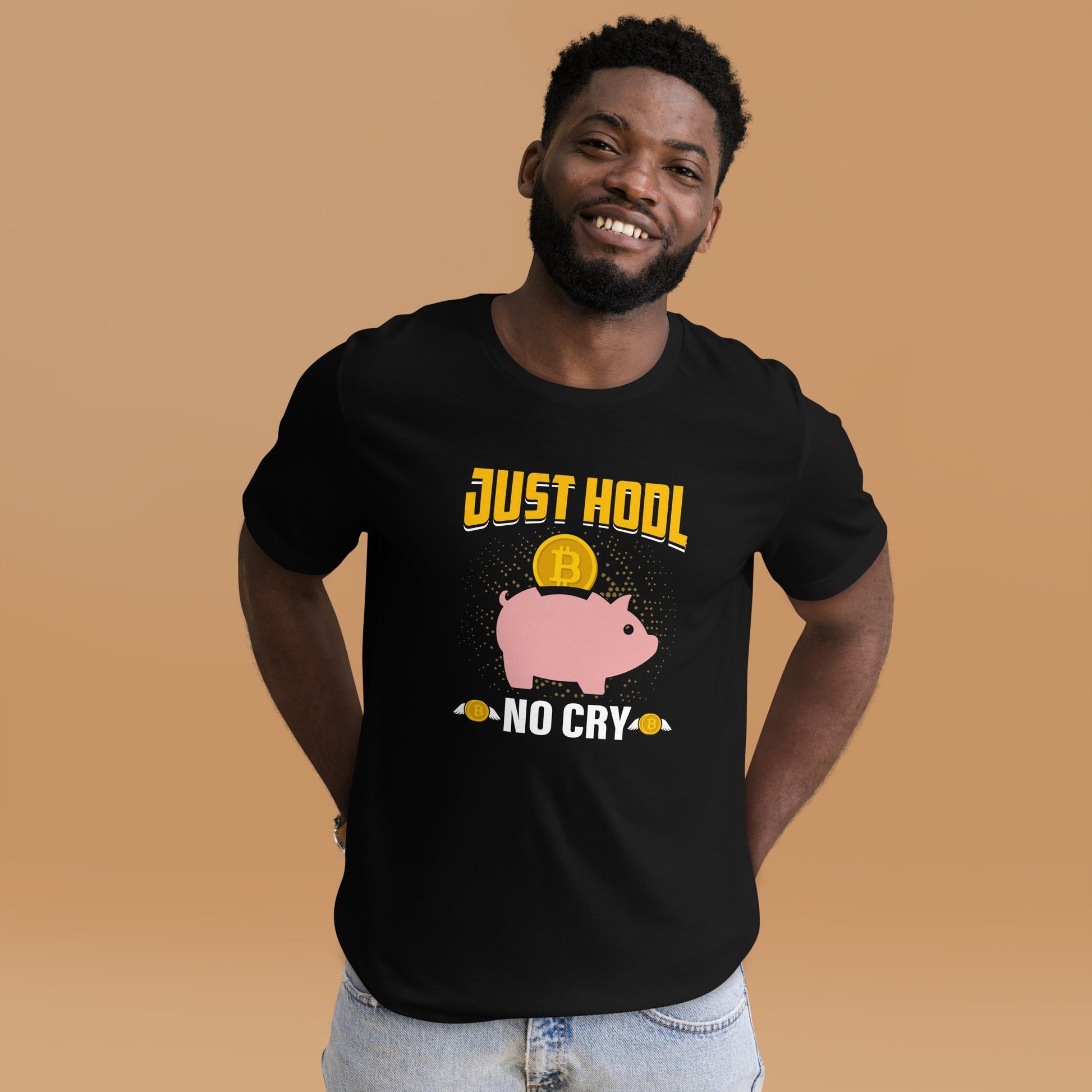 Just Hool No Cry Unisex t-shirt by DarkByteGear